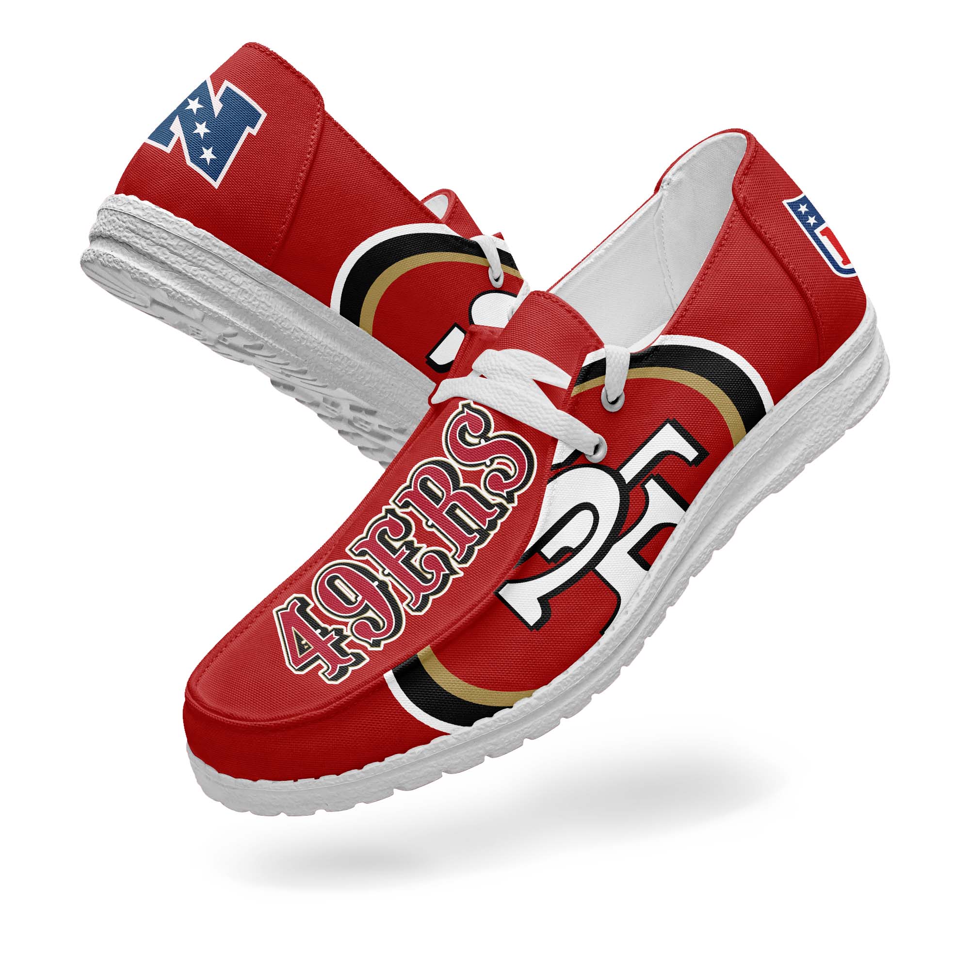 San Francisco 49ers Canvas Loafer Shoes PT67774