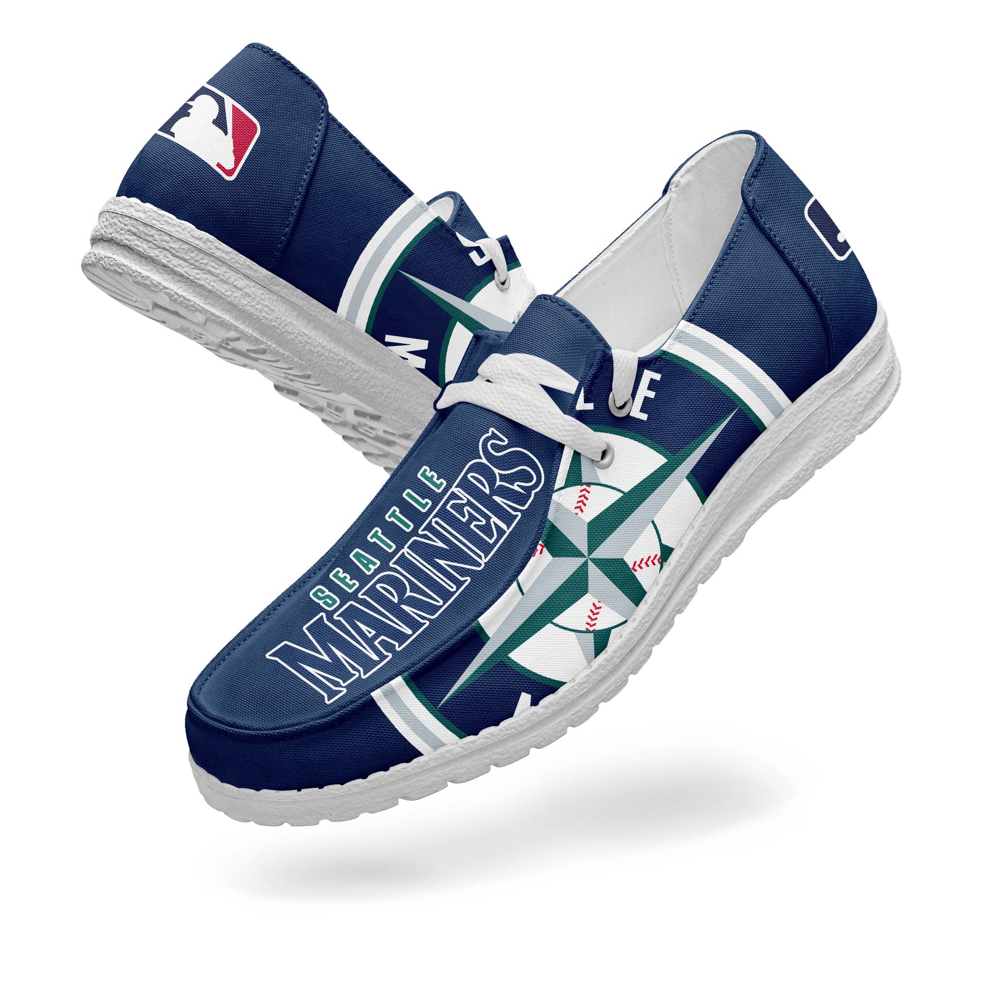Seattle Mariners Canvas Loafer Shoes PT67806