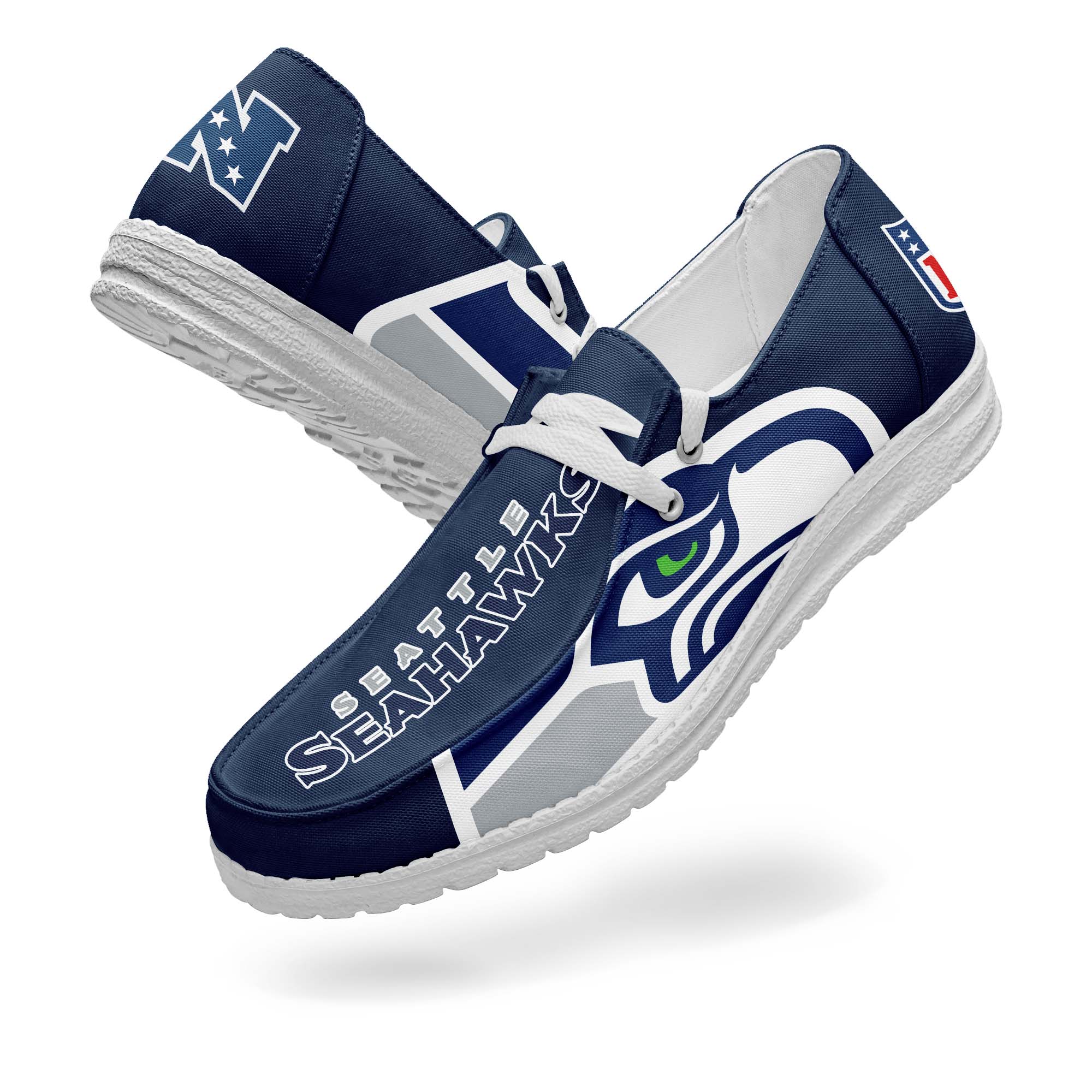 Seattle Seahawks Canvas Loafer Shoes PT67775