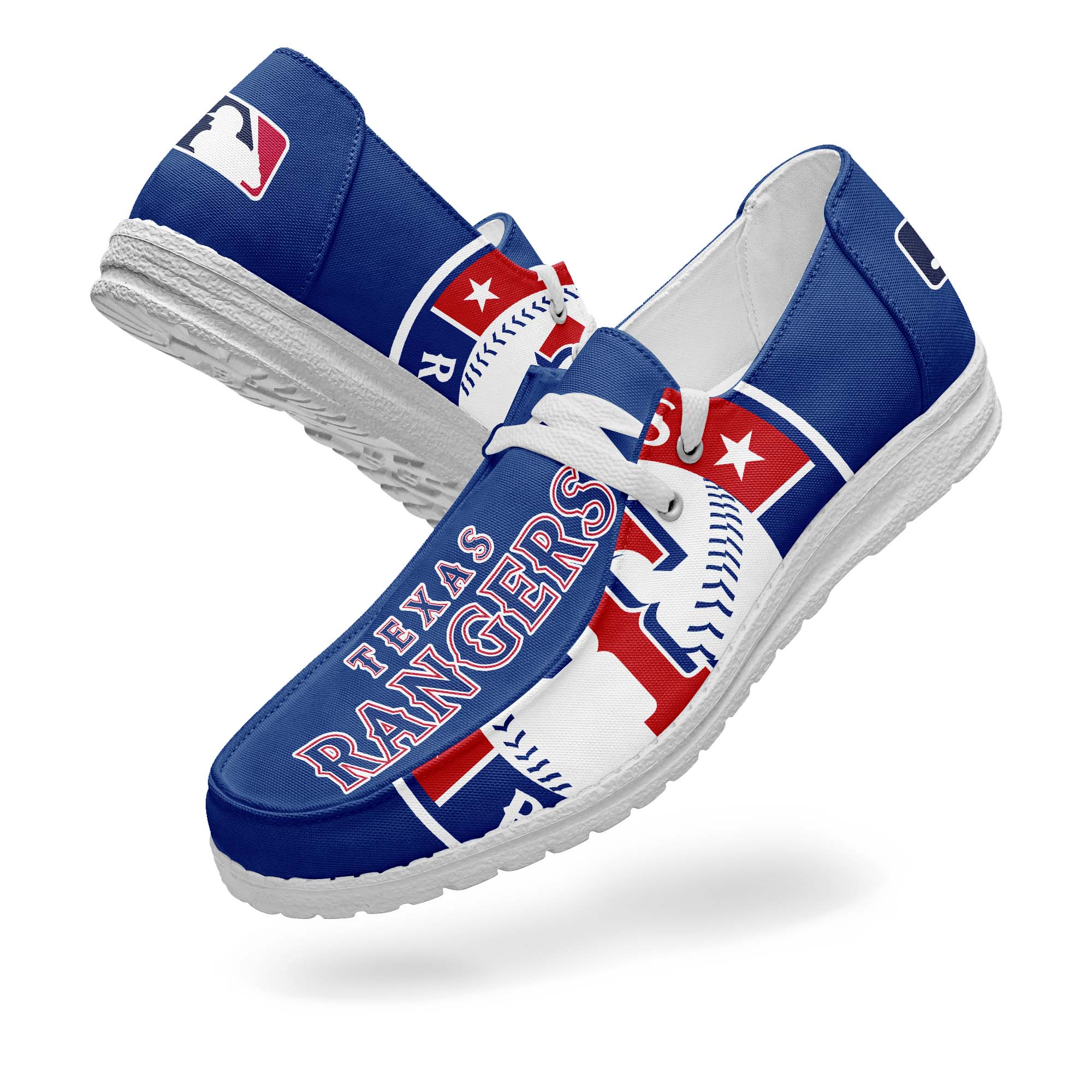 Texas Rangers Canvas Loafer Shoes PT67809