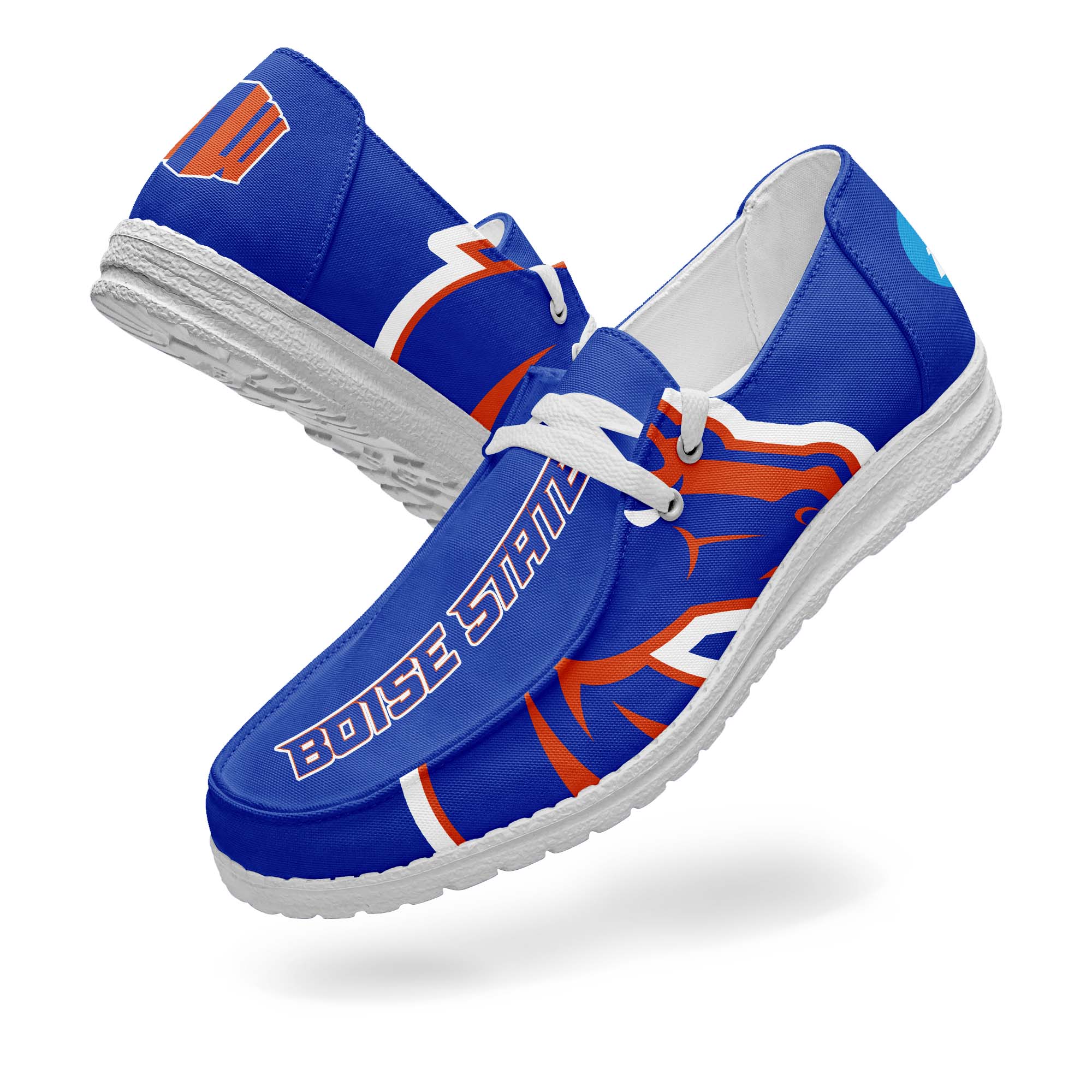 Boise State Broncos Canvas Loafer Shoes PT67883