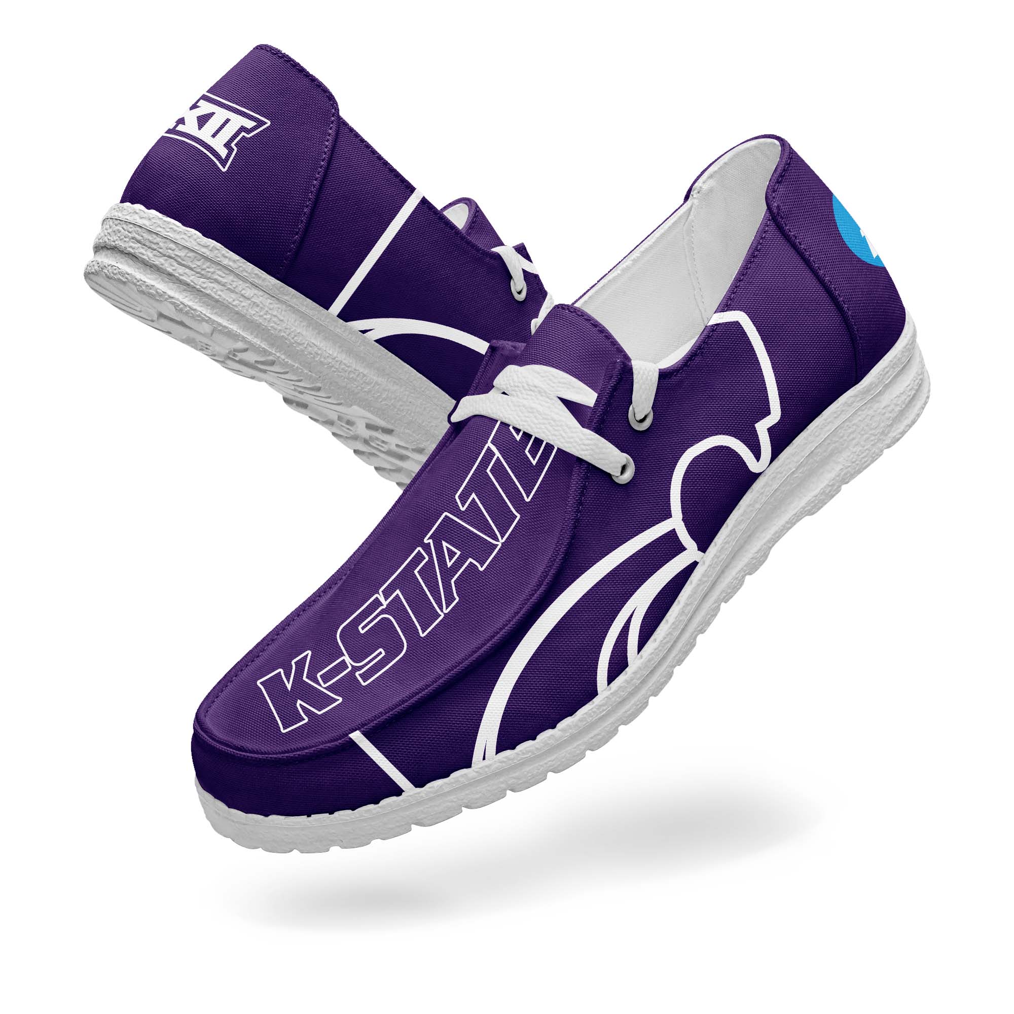 Kansas State Wildcats Canvas Loafer Shoes PT67889