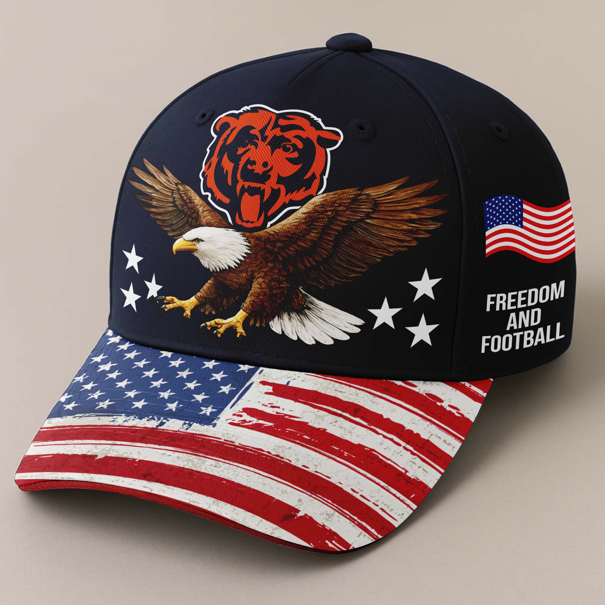 Chicago Bears Independence Day Cap PT67989