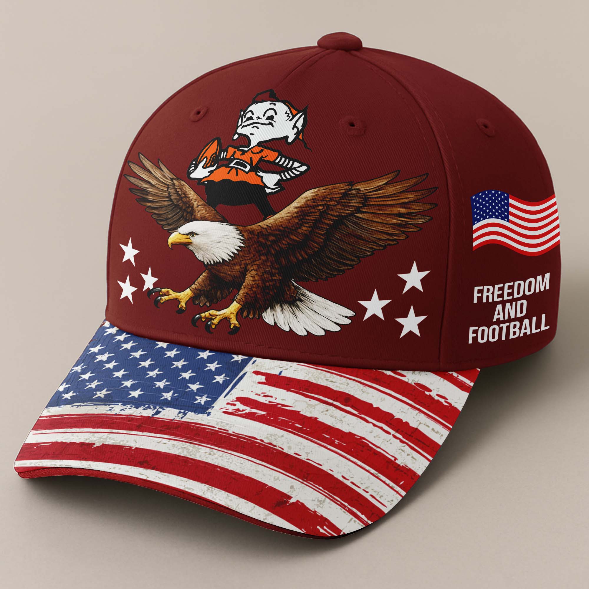 Cleveland Browns Independence Day Cap PT67991