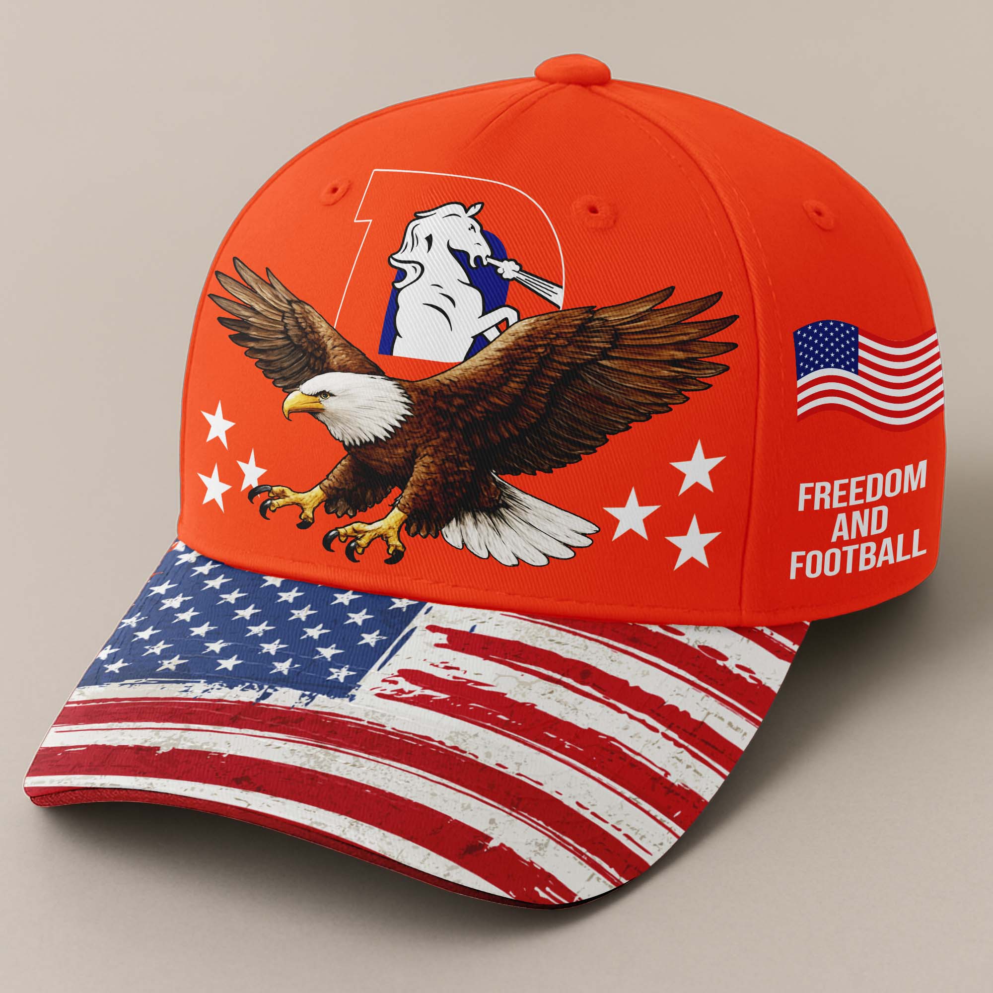 Denver Broncos Independence Day Cap PT67995