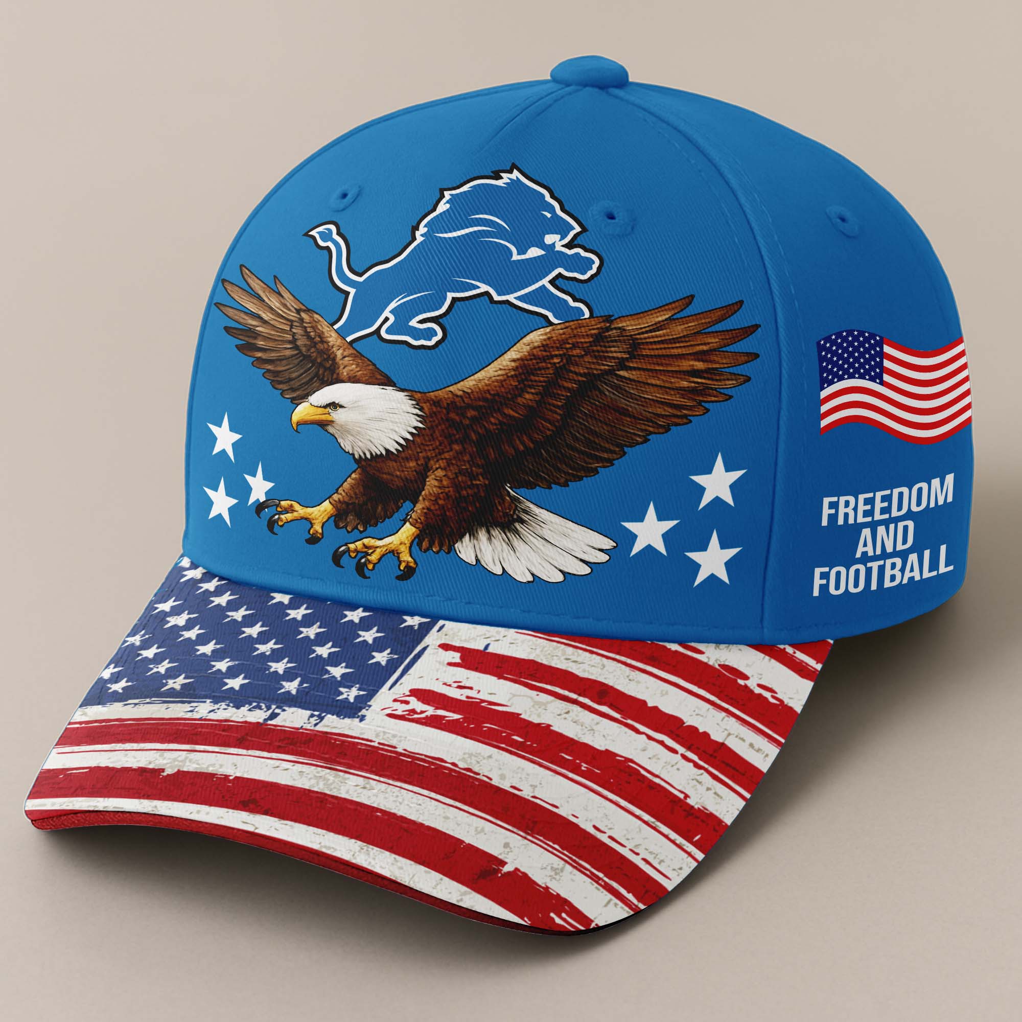 Detroit Lions Independence Day Cap PT67997