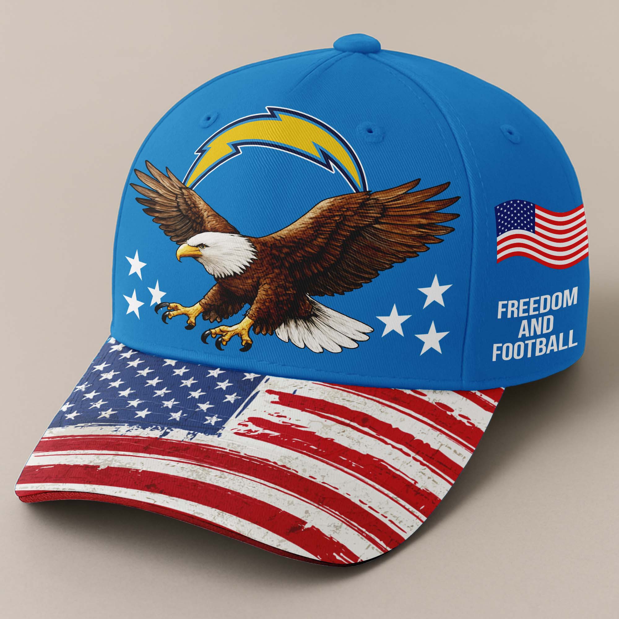 Los Angeles Chargers Independence Day Cap PT68004