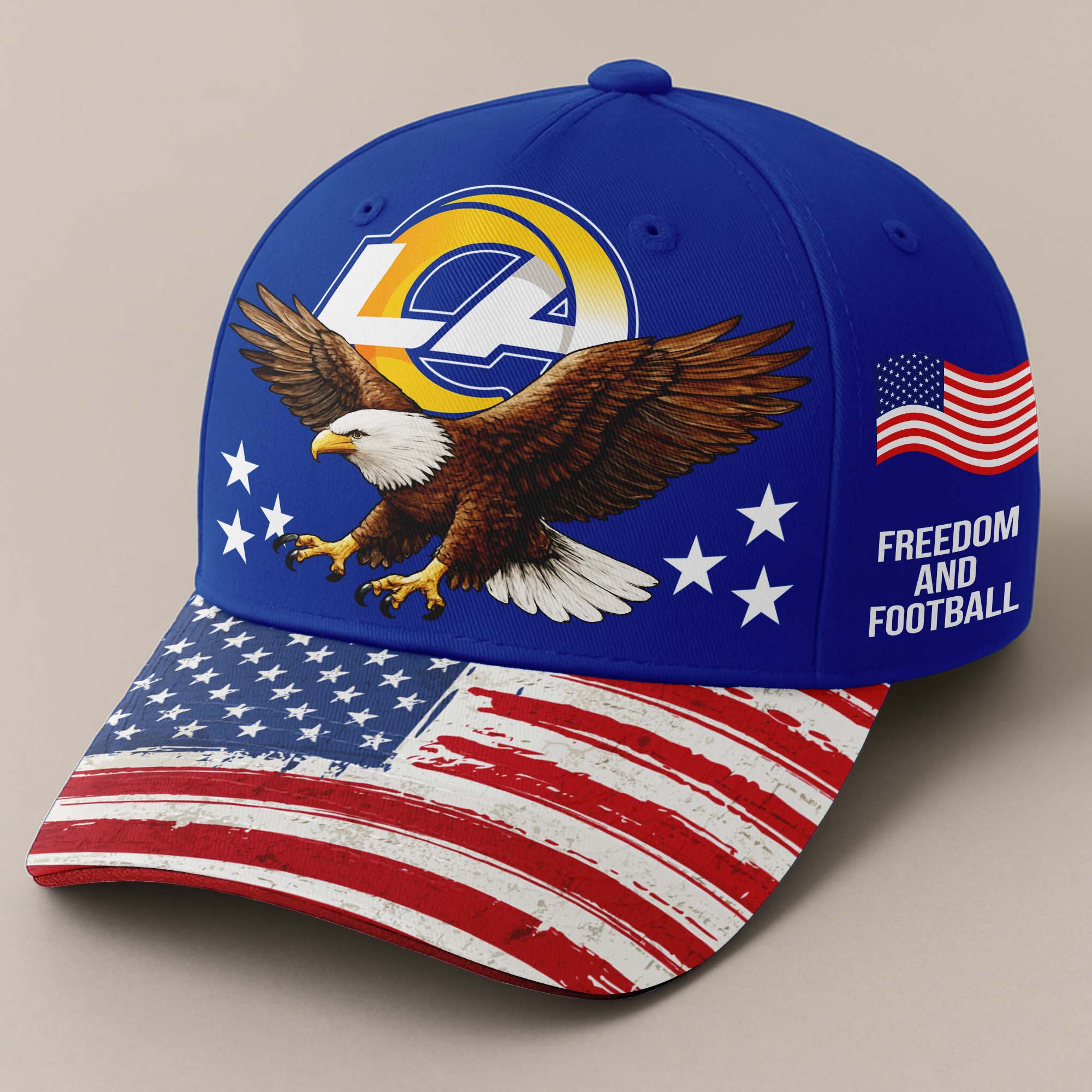 Los Angeles Rams Independence Day Cap PT68005