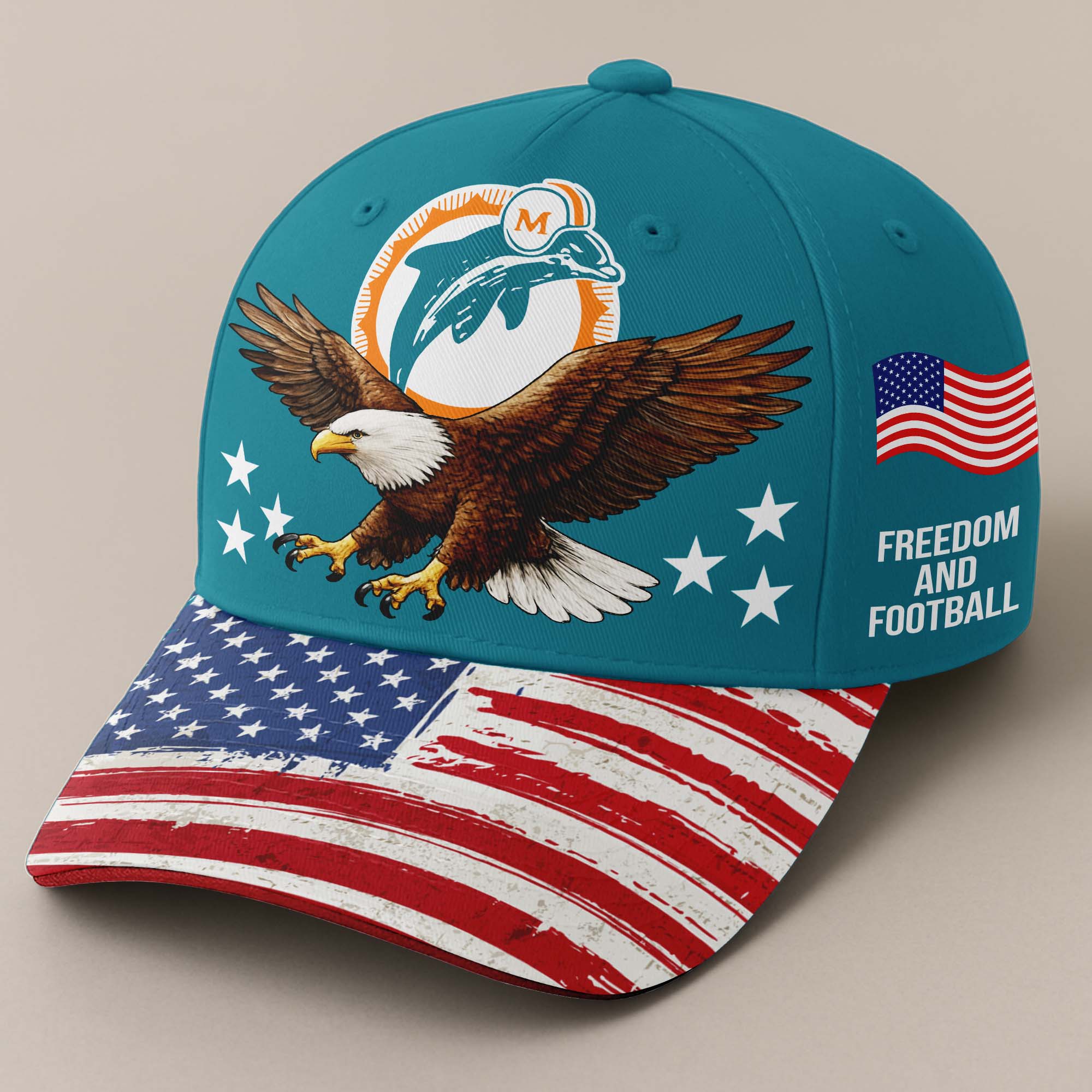 Miami Dolphins Independence Day Cap PT68006