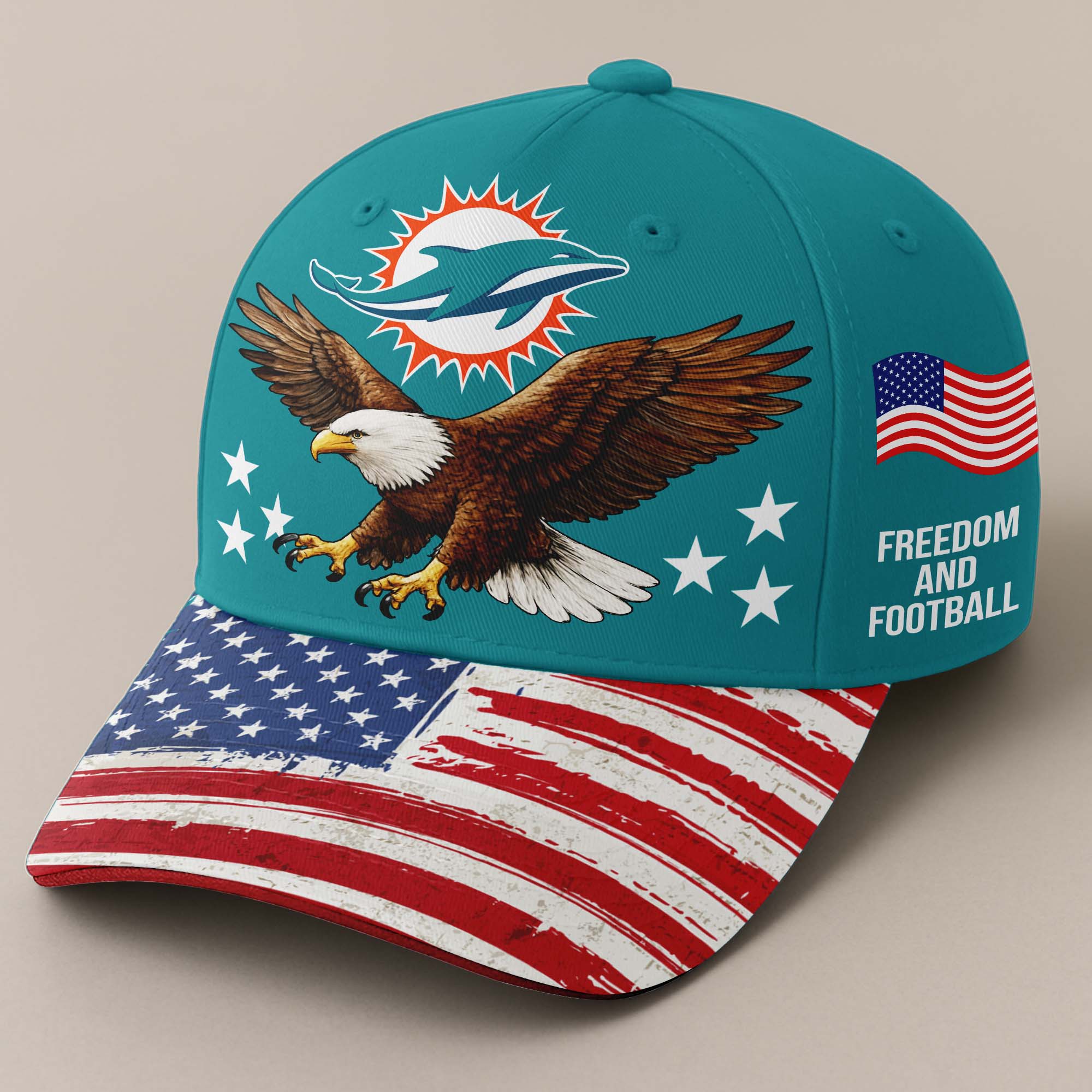 Miami Dolphins Independence Day Cap PT68007