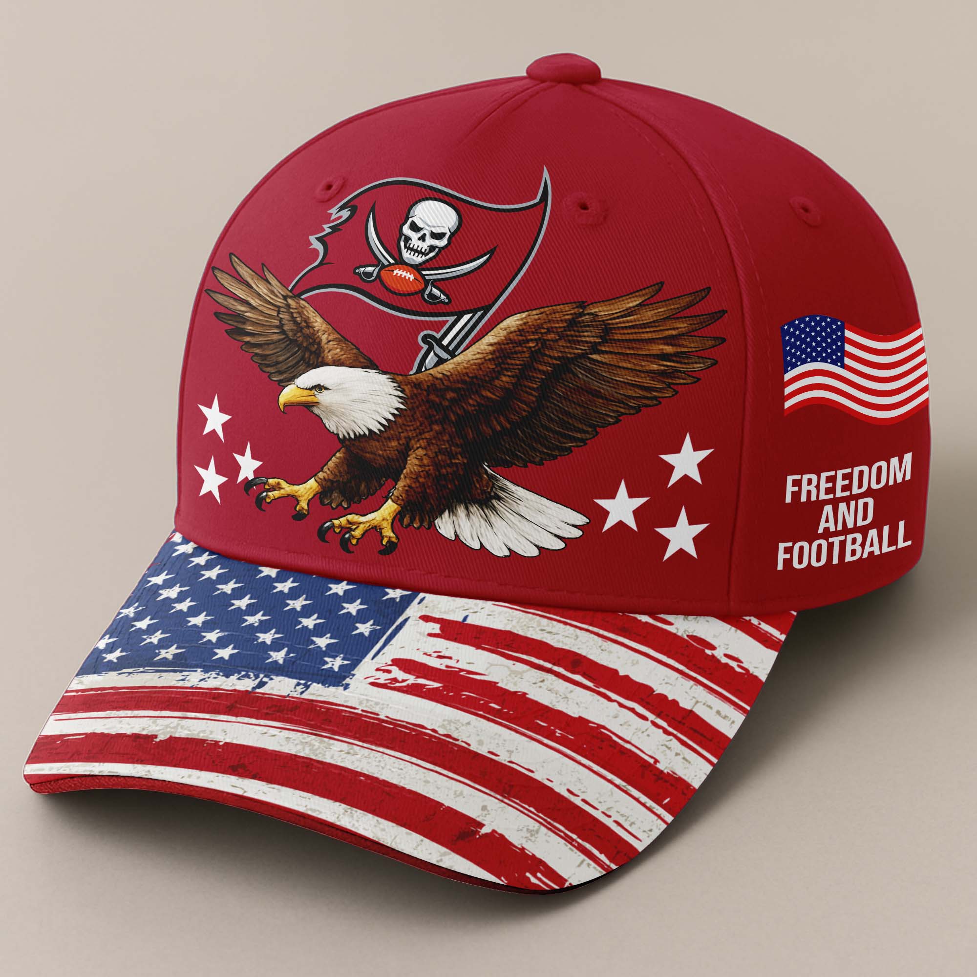 Tampa Bay Buccaneers Independence Day Cap PT68020
