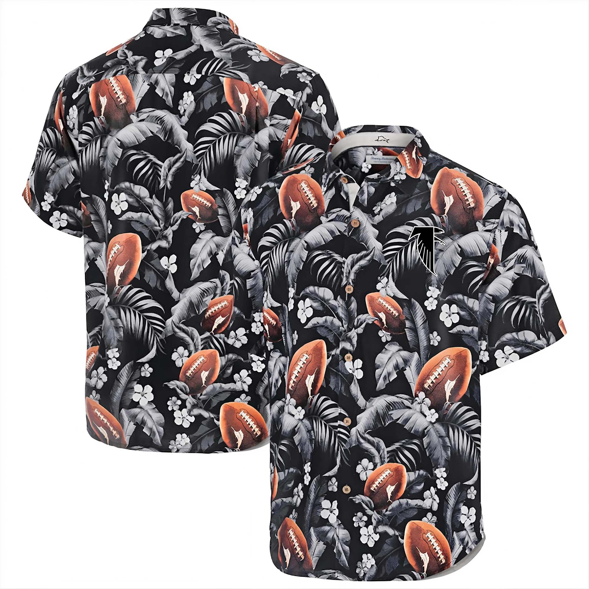 Atlanta Falcons Hawaii Tommy Bahama Veracruz Cay First Down Blooms Button PT68025