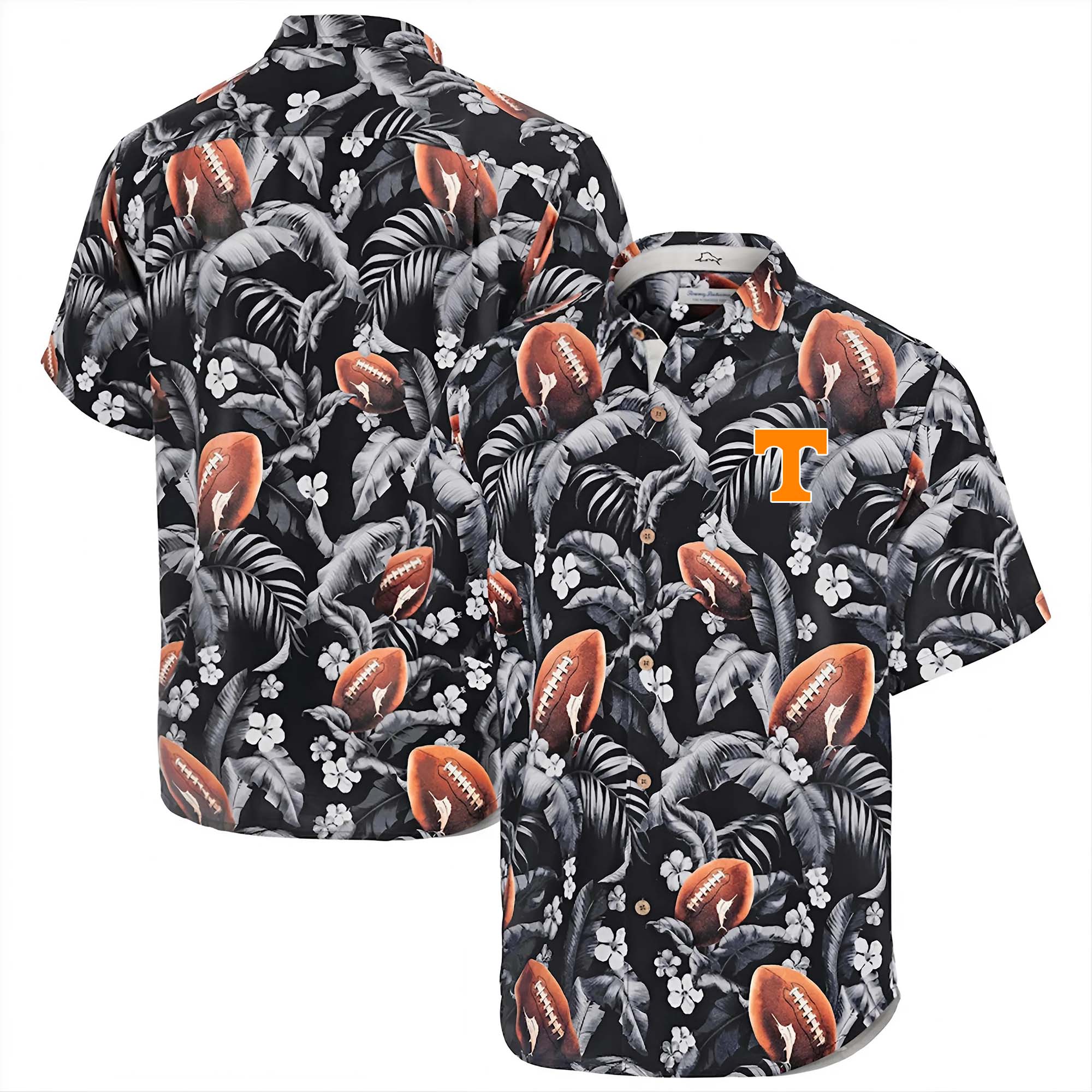 Tennessee Volunteers Hawaii Tommy Bahama Veracruz Cay First Down Blooms Button PT68090