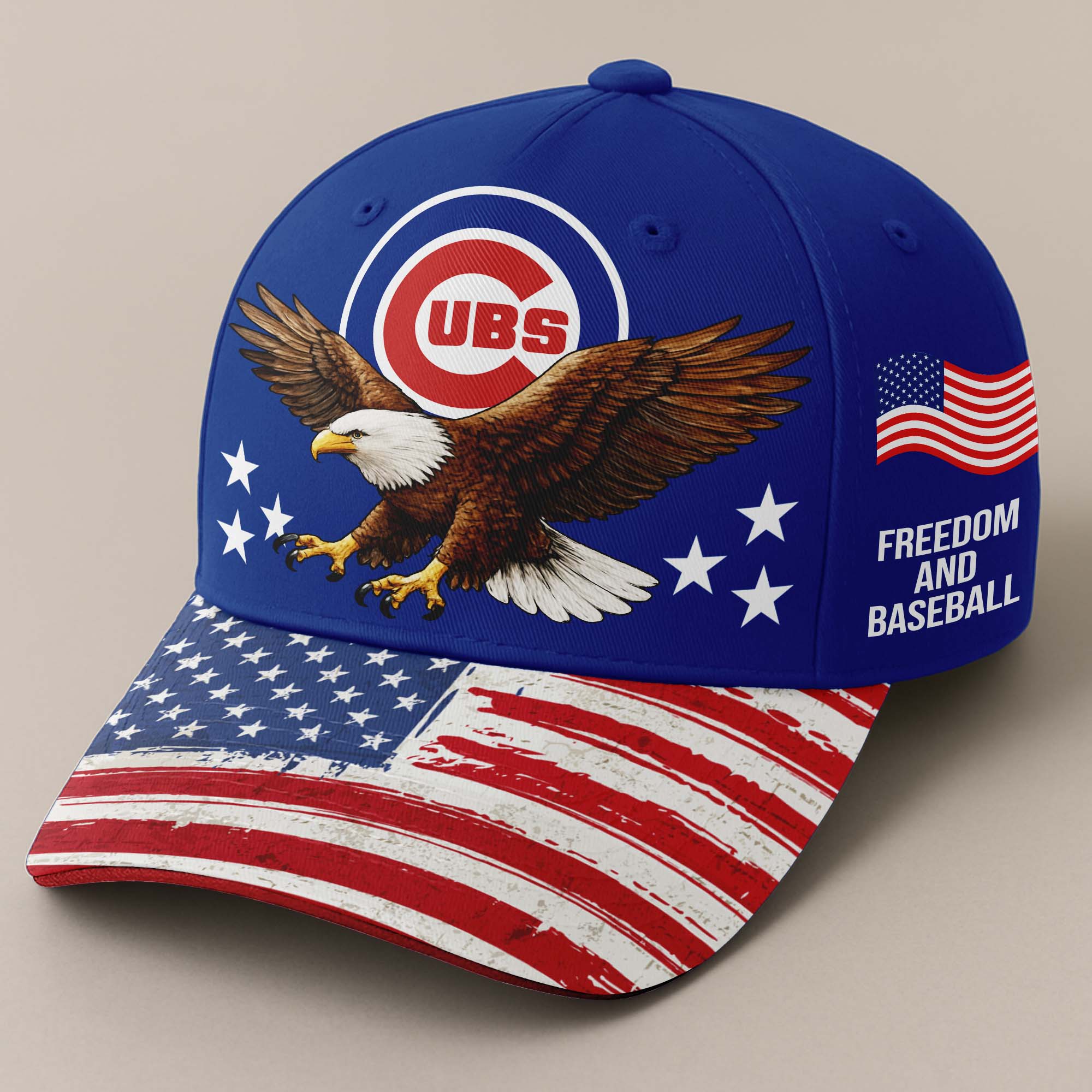 Chicago Cubs Independence Day Cap PT68221