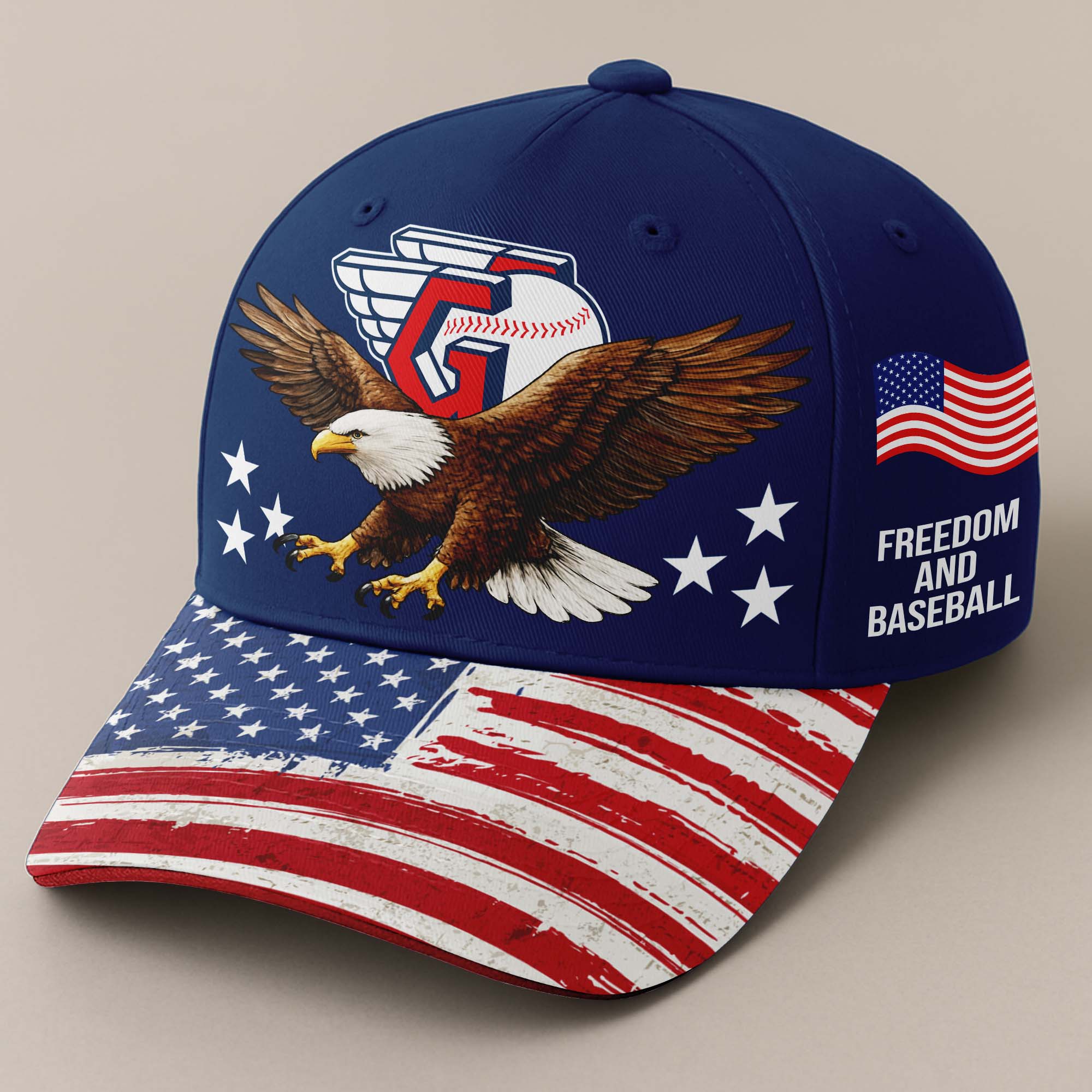 Cleveland Guardians Independence Day Cap PT68224