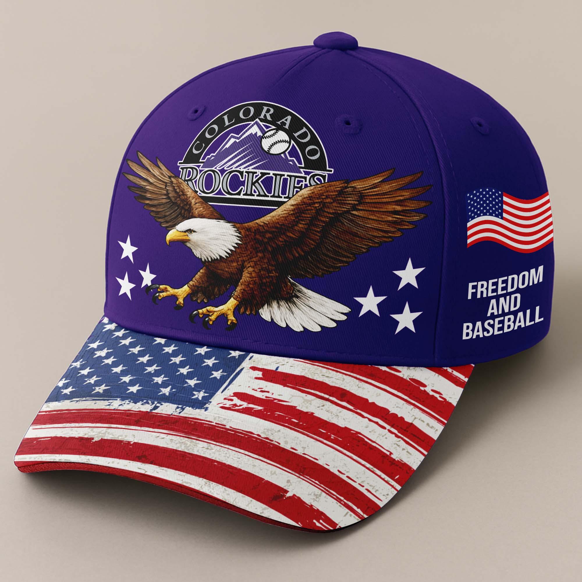 Colorado Rockies Independence Day Cap PT68225