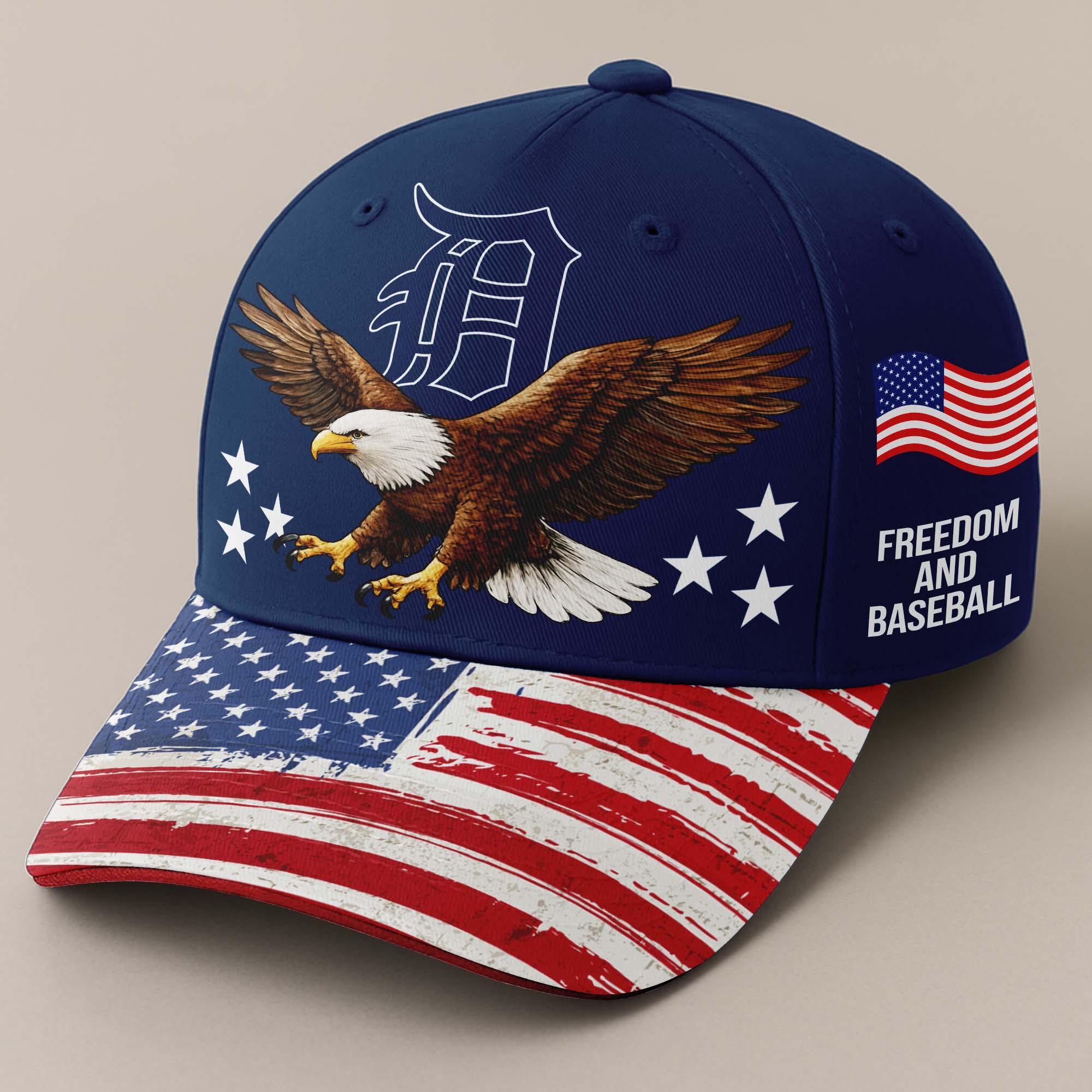 Detroit Tigers Independence Day Cap PT68226