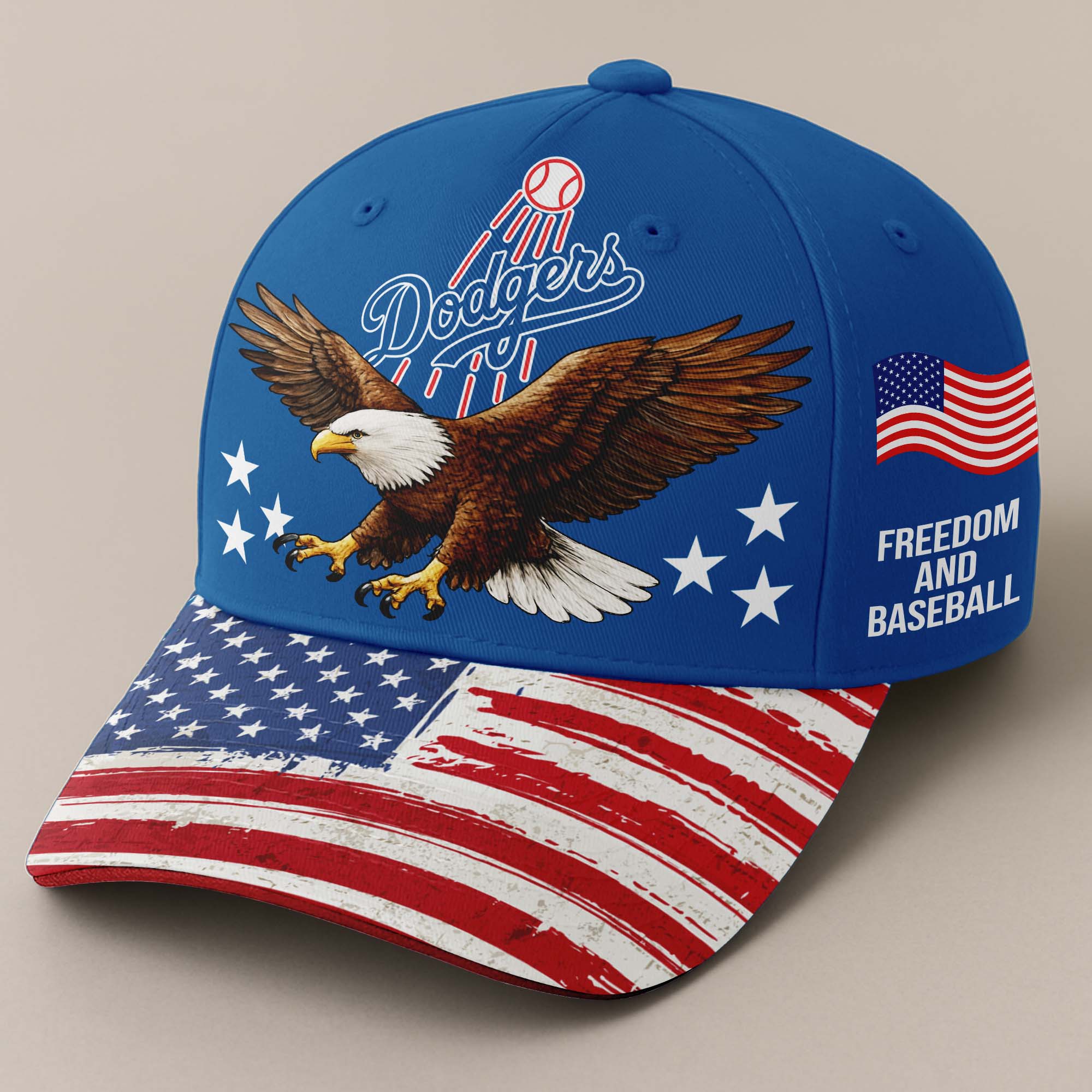 Los Angeles Dodgers Independence Day Cap PT68230