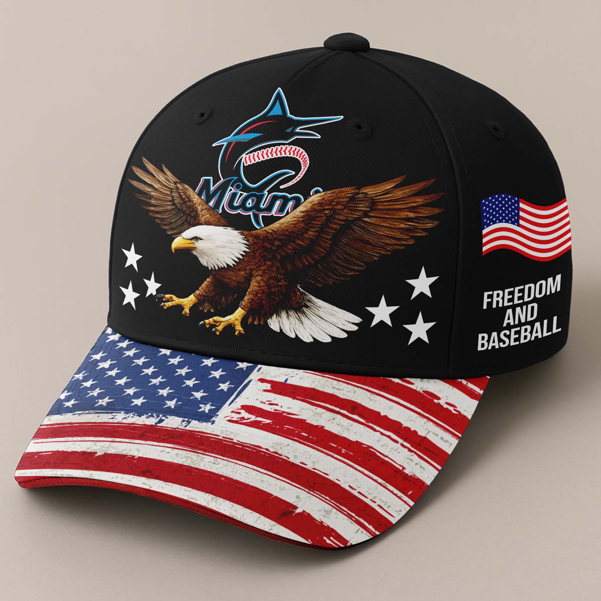 Miami Marlins Independence Day Cap PT68231