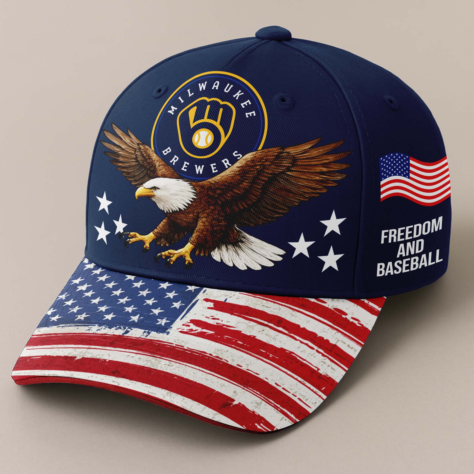 Milwaukee Brewers Independence Day Cap PT68232