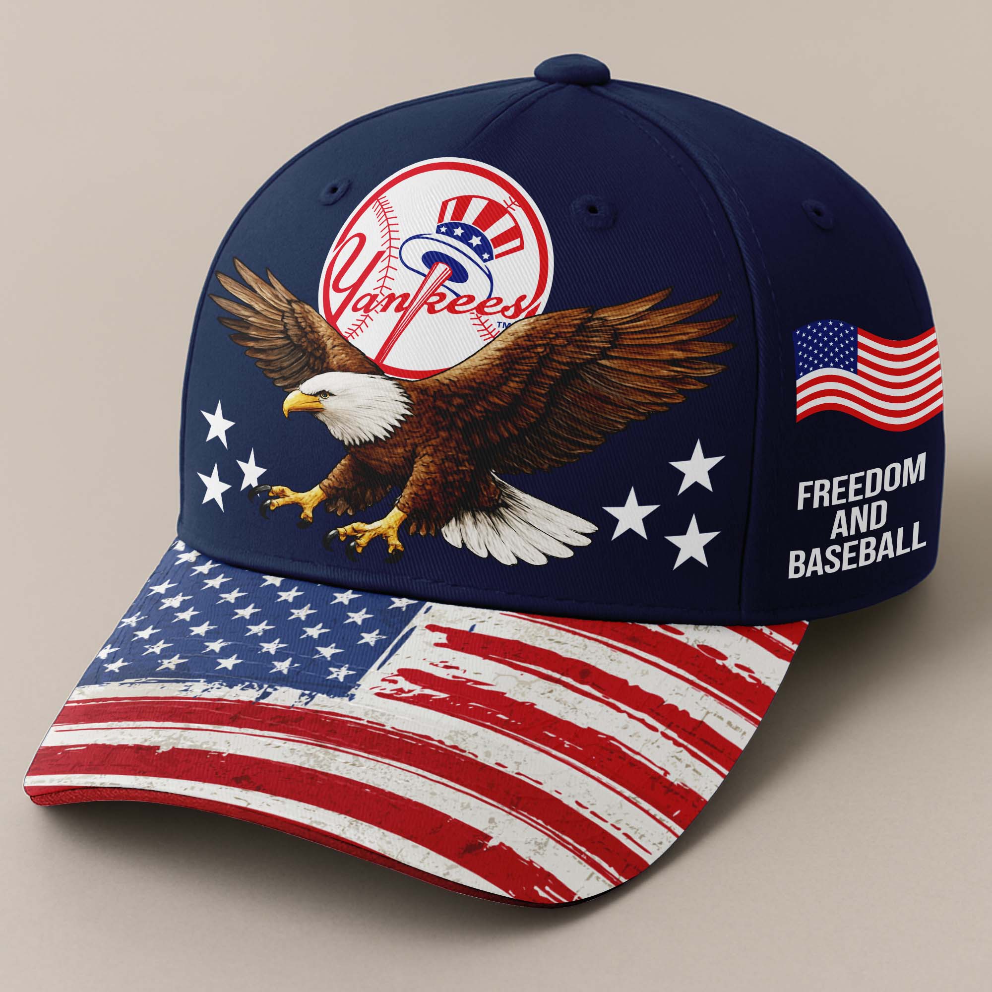 New York Yankees Independence Day Cap PT68235