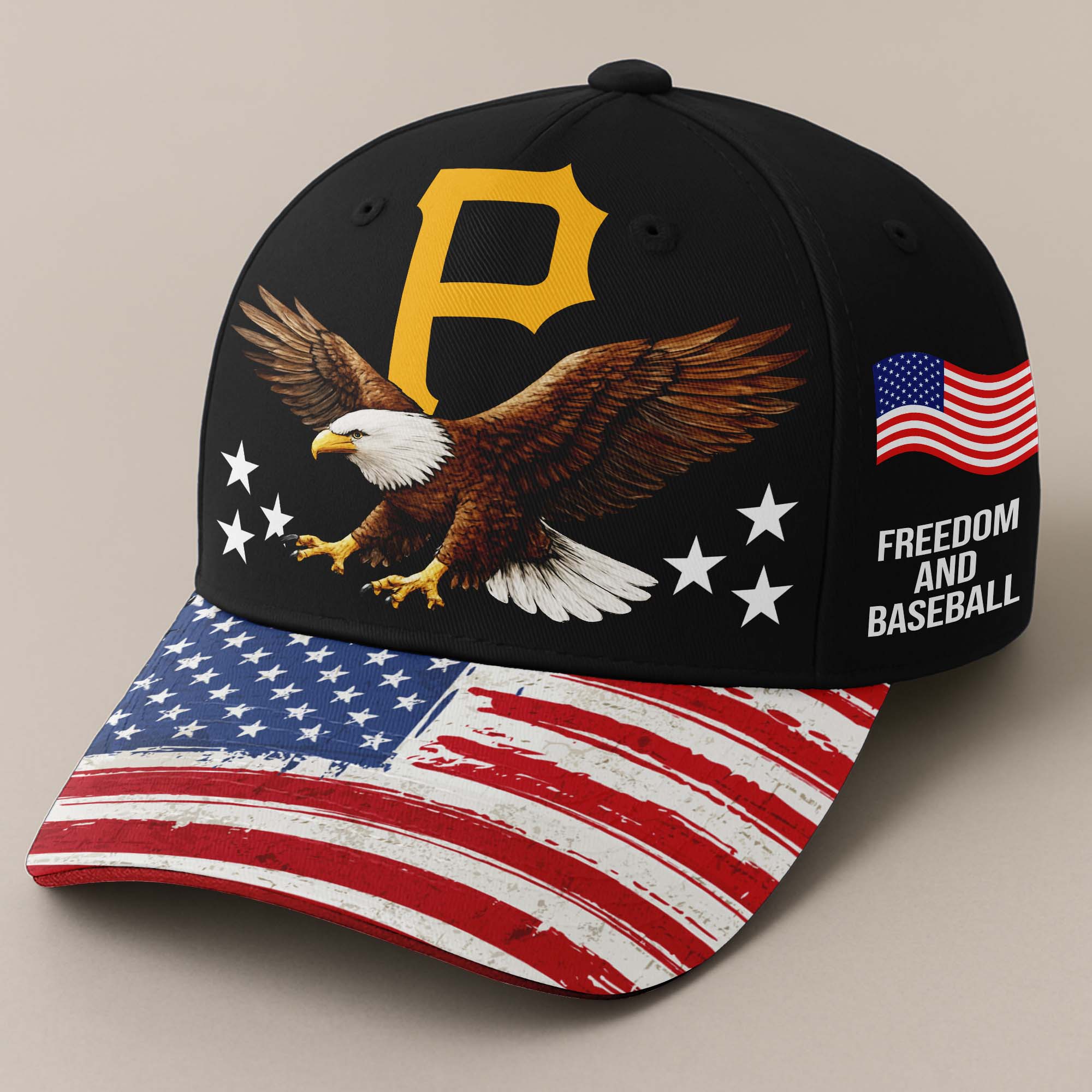 Pittsburgh Pirates Independence Day Cap PT68237