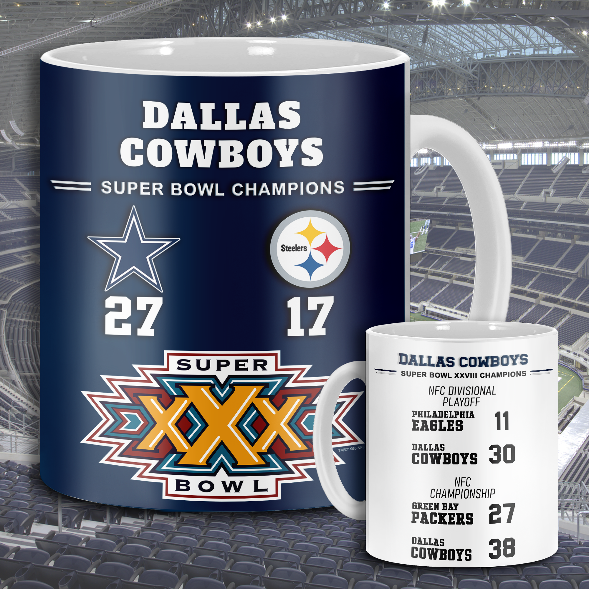 Dallas Cowboys Super Bowl XXX Mug PT68595