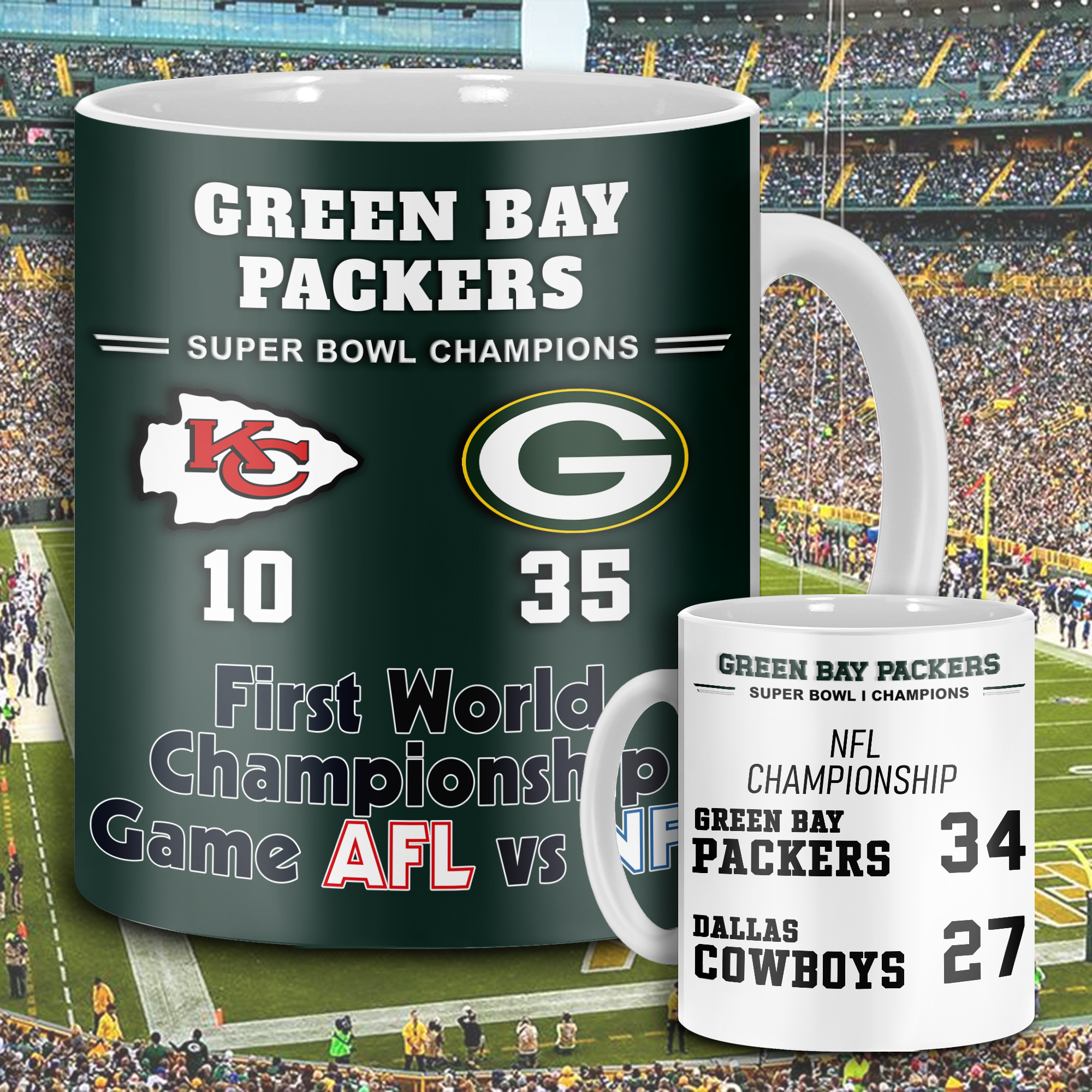 Green Bay Packers Super Bowl I Mug PT68599