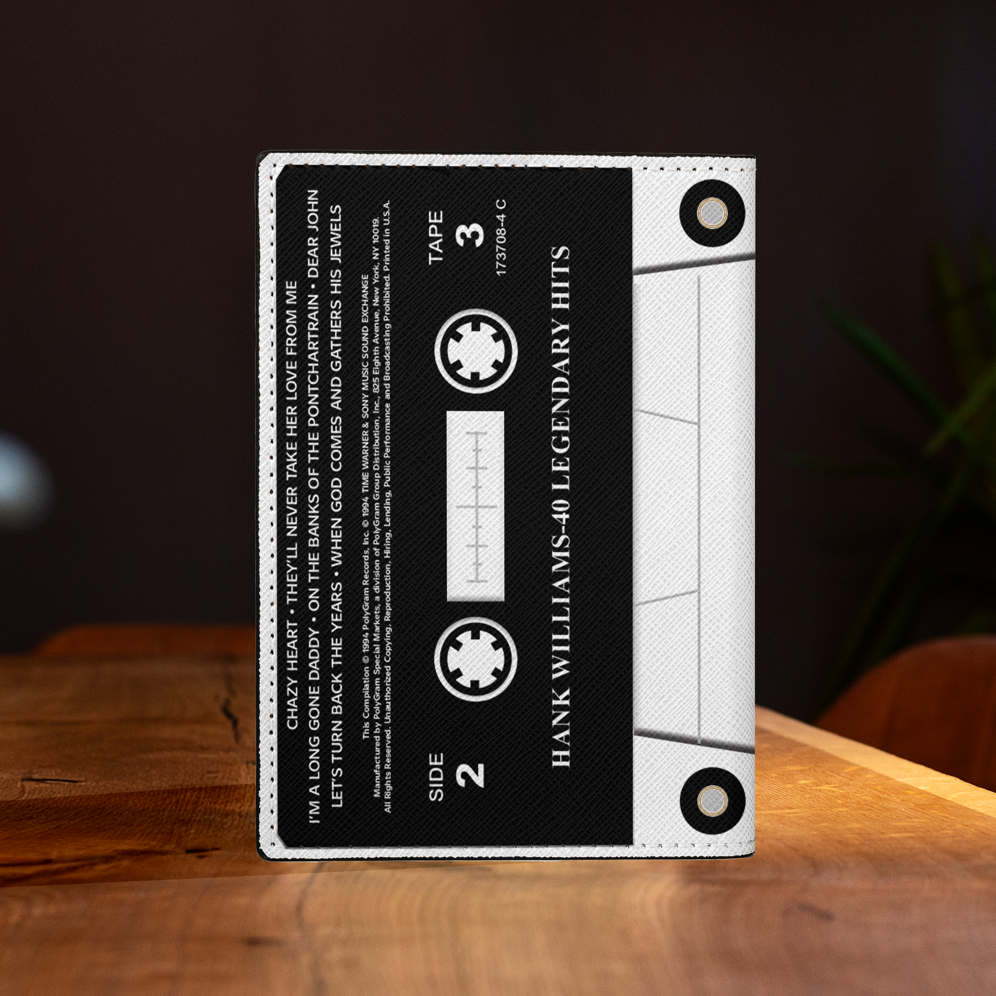 Hank Williams Im So Lonesome I Could Cry cassette tapes Passport Cover MS07372