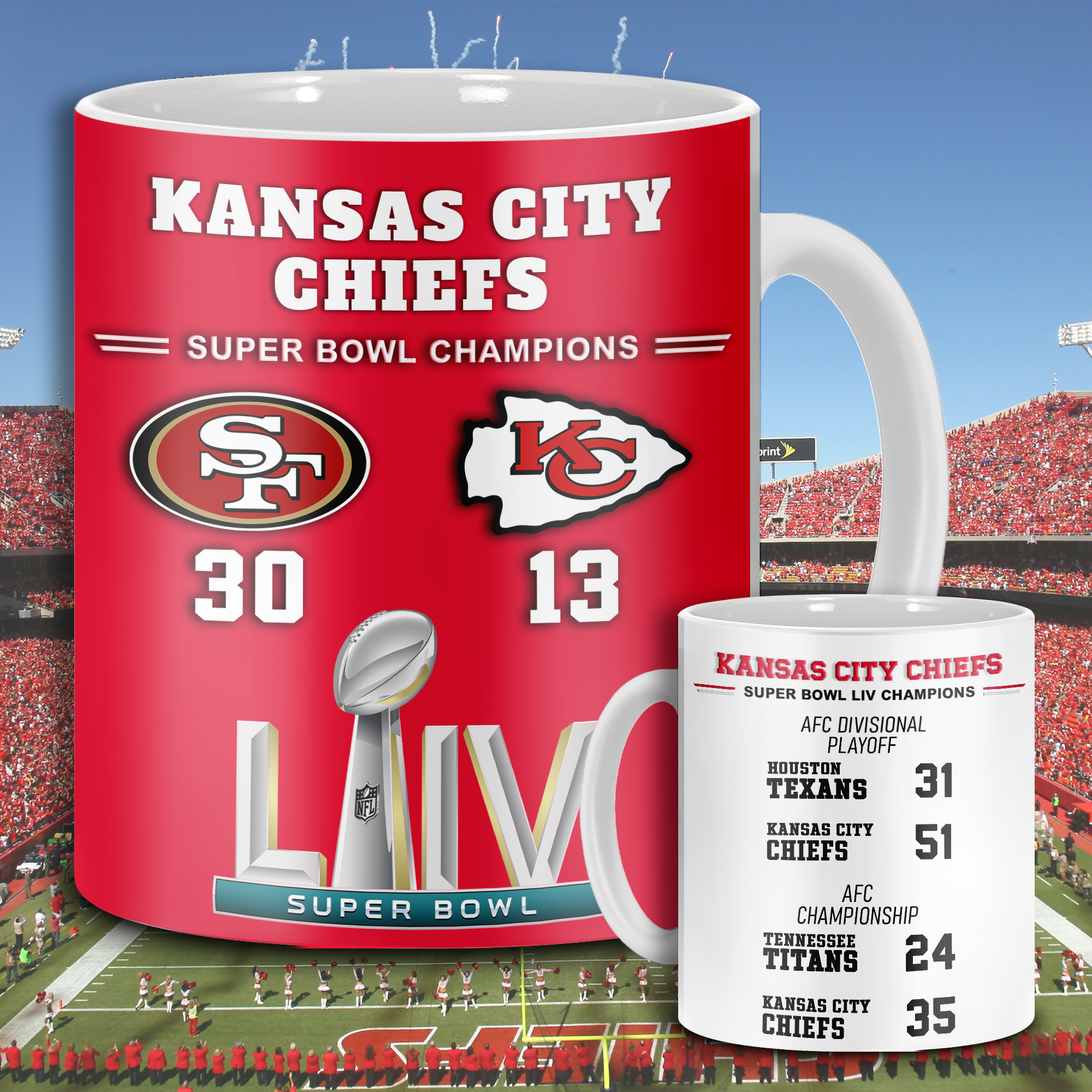 Kansas City Chiefs Super Bowl LIV Mug PT68605