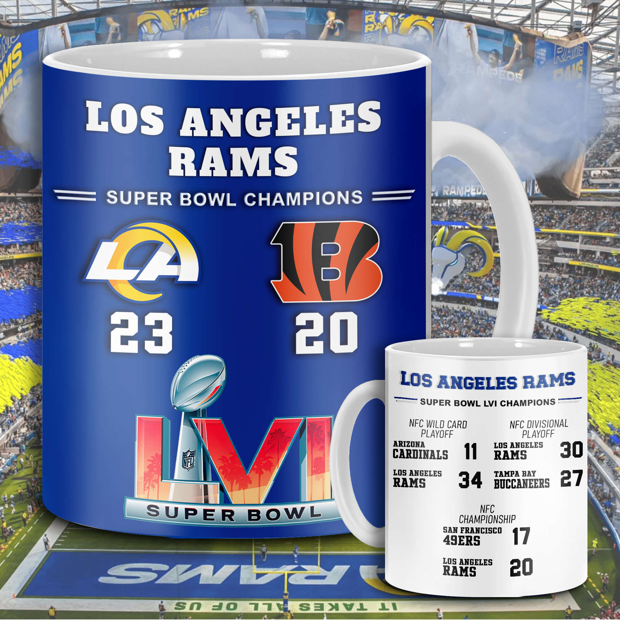 Los Angeles Rams Super Bowl LVI Mug PT68609