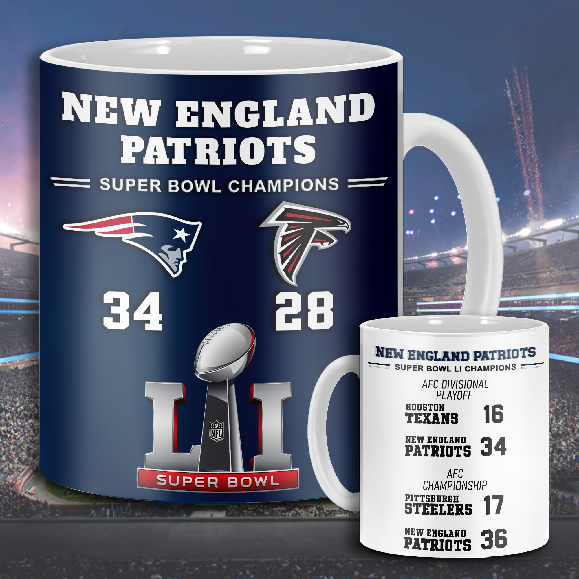 New England Patriots Super Bowl LI Mug PT68612