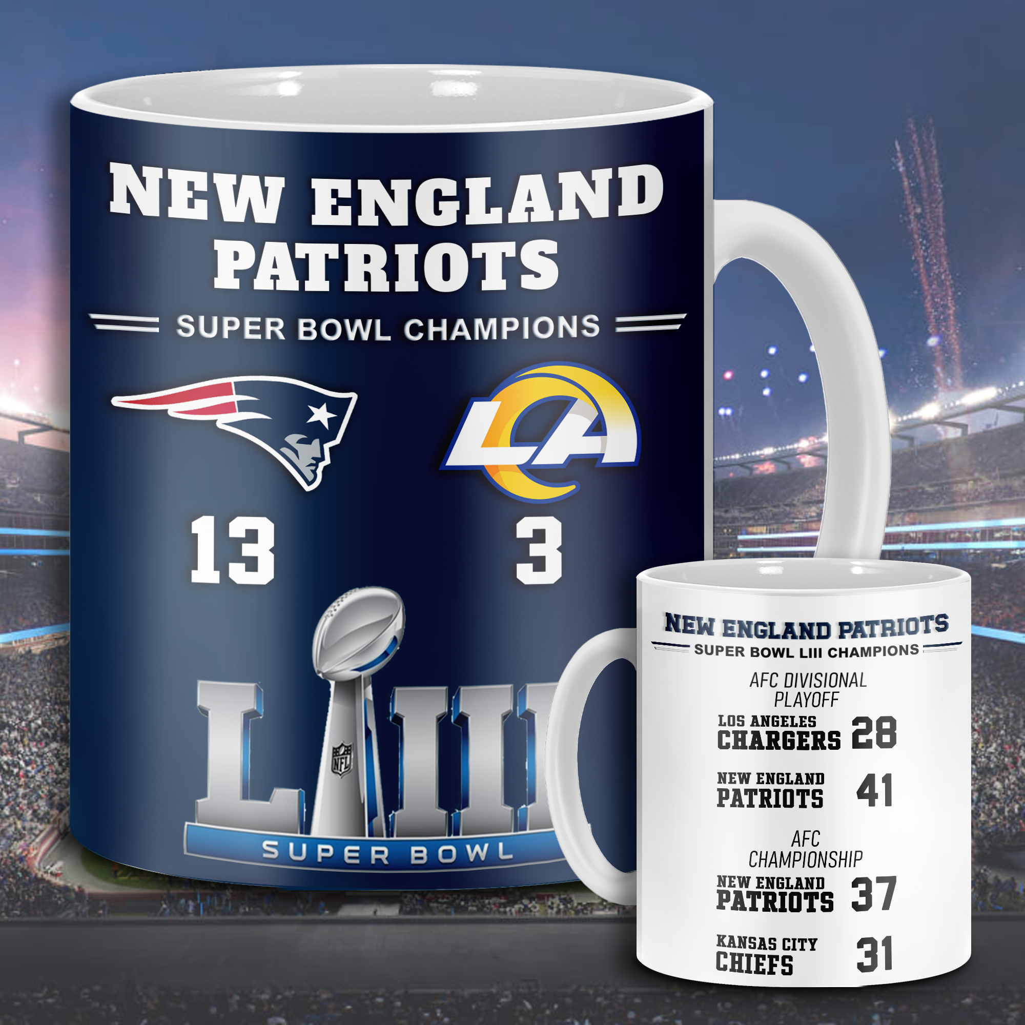 New England Patriots Super Bowl LIII Mug PT68613