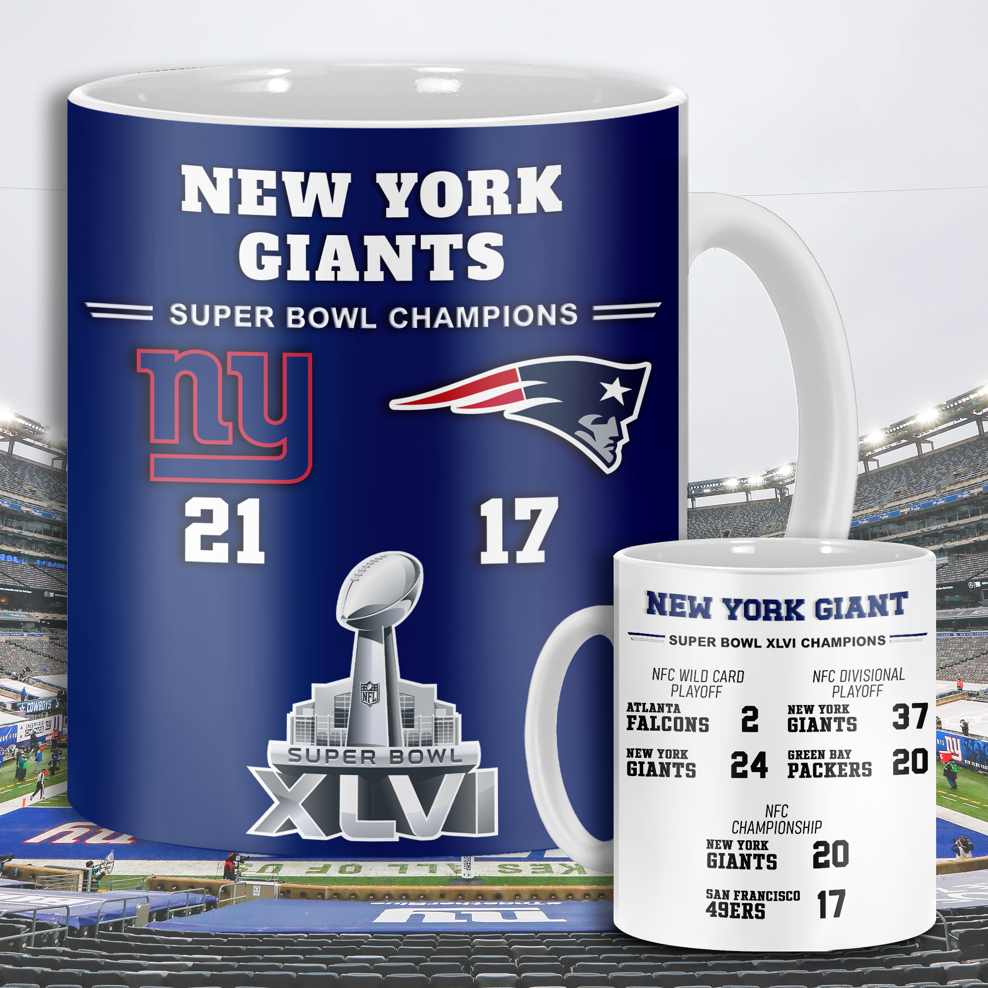 New York Giant Super Bowl XLVI Mug PT68620