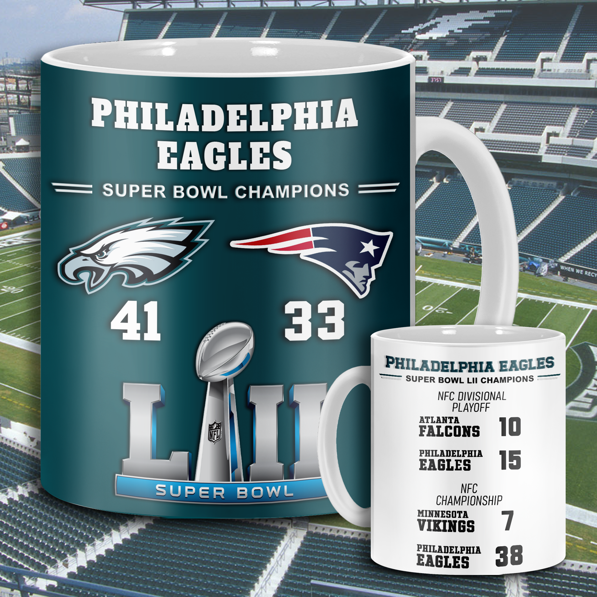 Philadelphia Eagles Super Bowl LII Mug PT68626