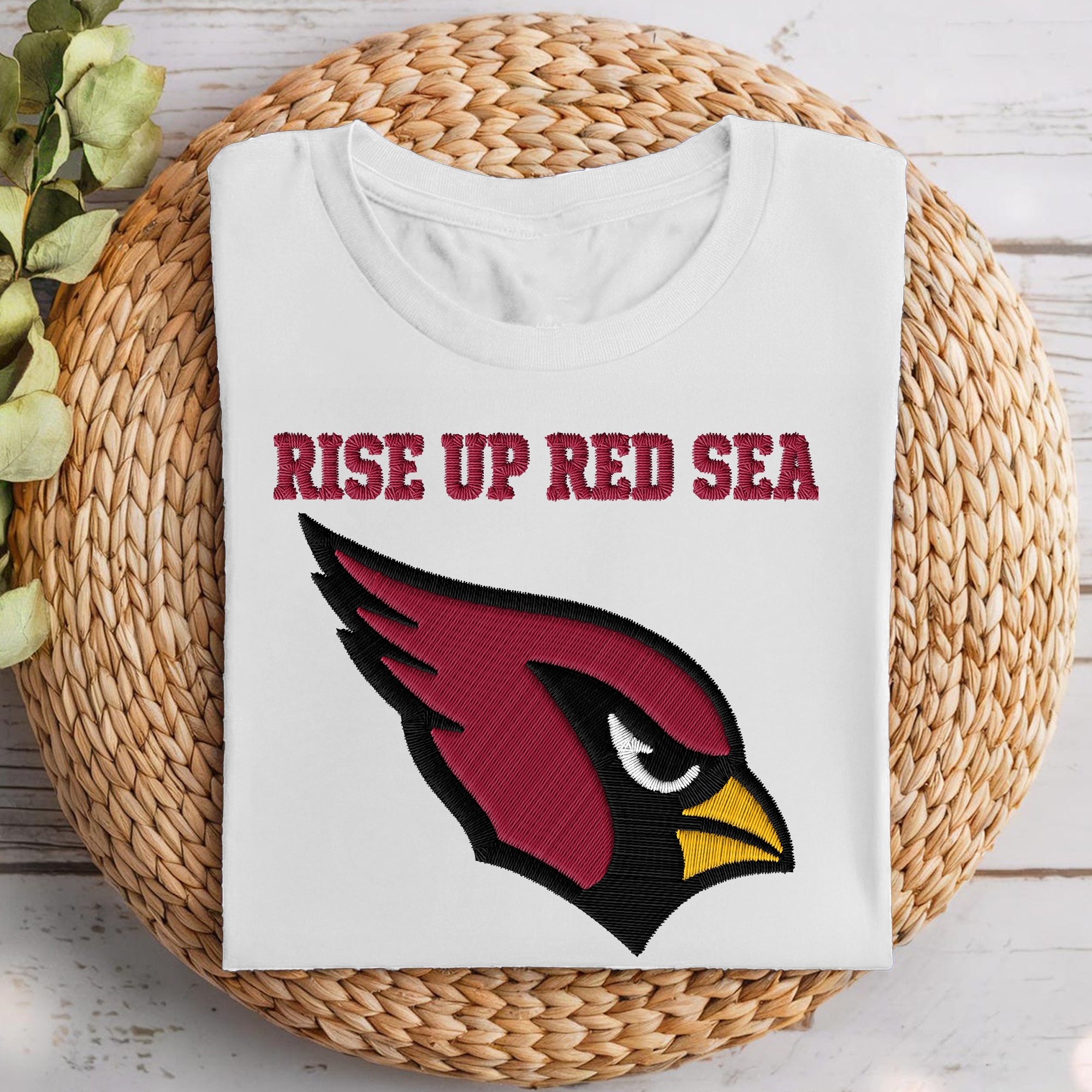 Arizona Cardinals NFL Embroidered-Look Print Shirt PT68662