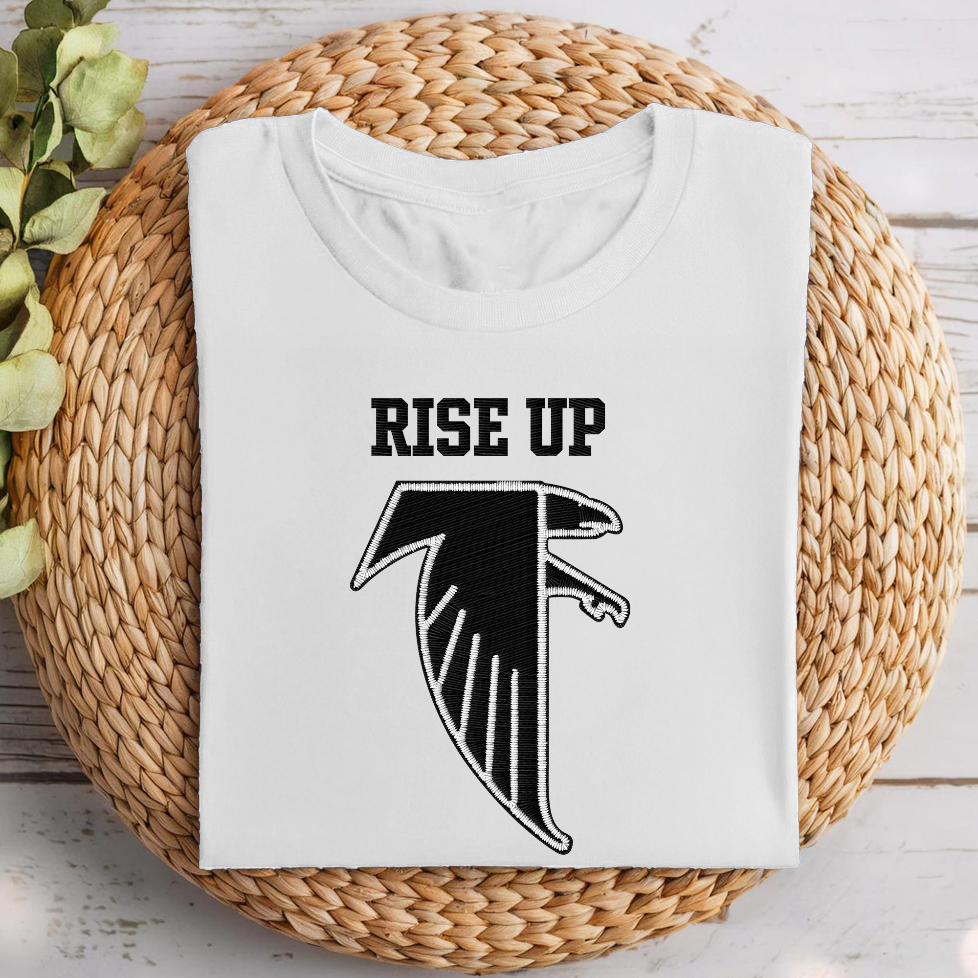 Atlanta Falcons NFL Embroidered-Look Print Shirt PT68695