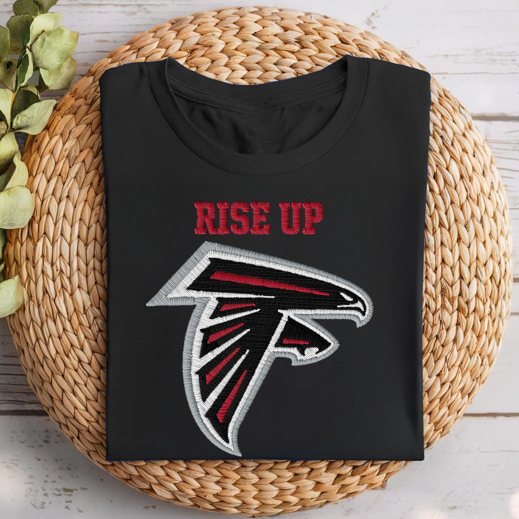 Atlanta Falcons NFL Embroidered-Look Print Shirt PT68663