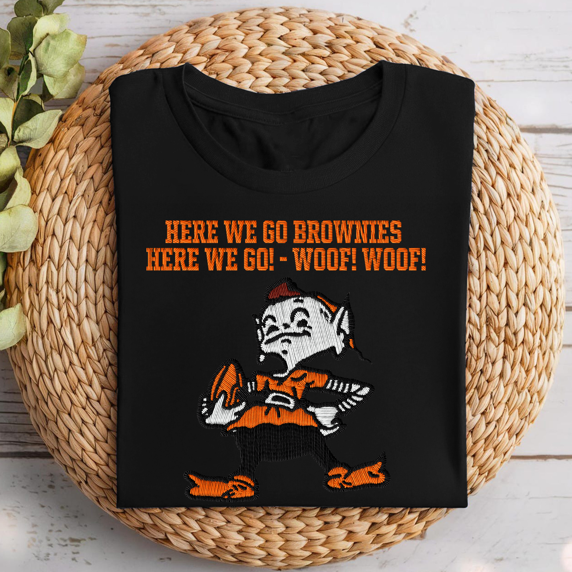 Cleveland Browns  NFL Embroidered-Look Print Shirt PT68701