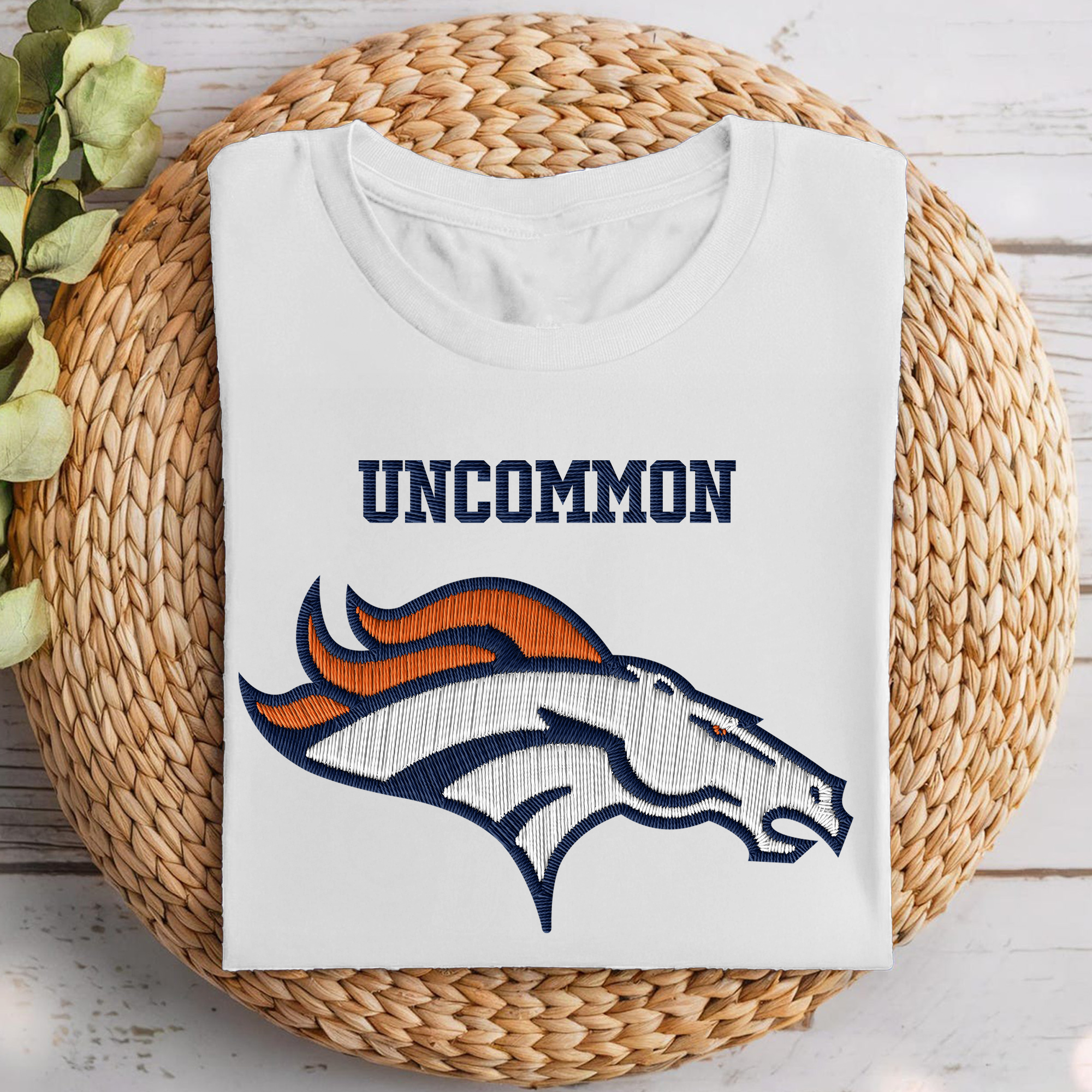 Denver Broncos NFL Embroidered-Look Print Shirt PT68671