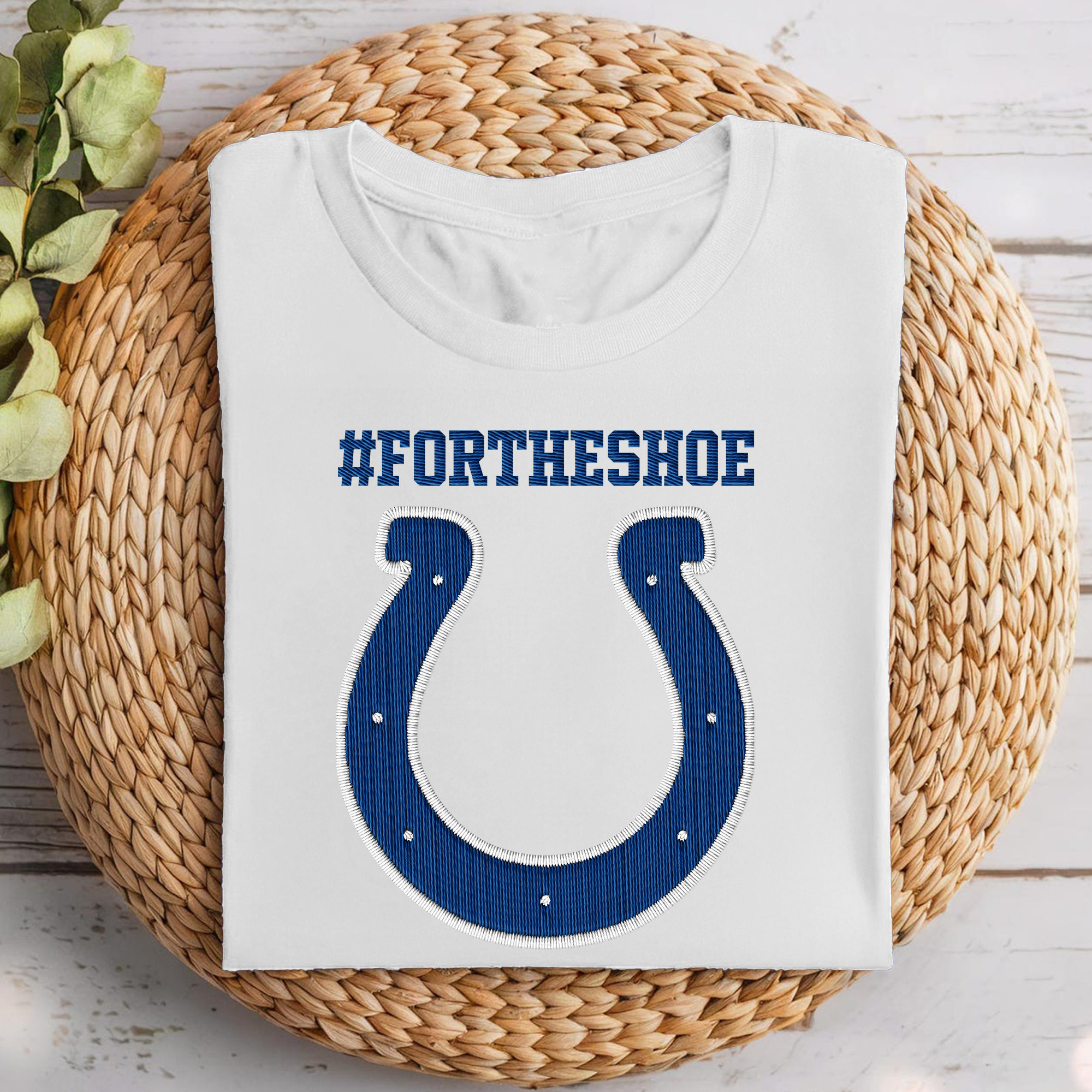 Indianapolis Colts NFL Embroidered-Look Print Shirt PT68675