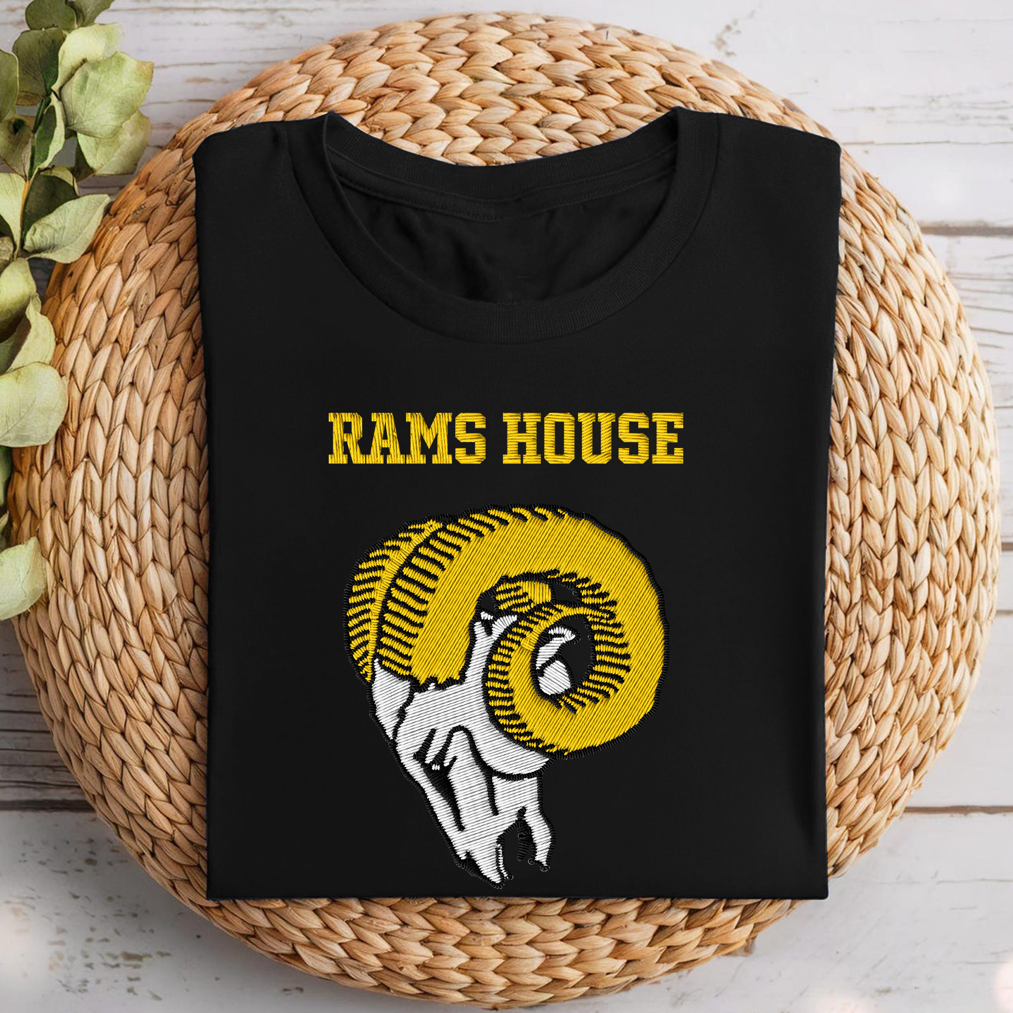 Los Angeles Rams NFL Embroidered-Look Print Shirt PT68710