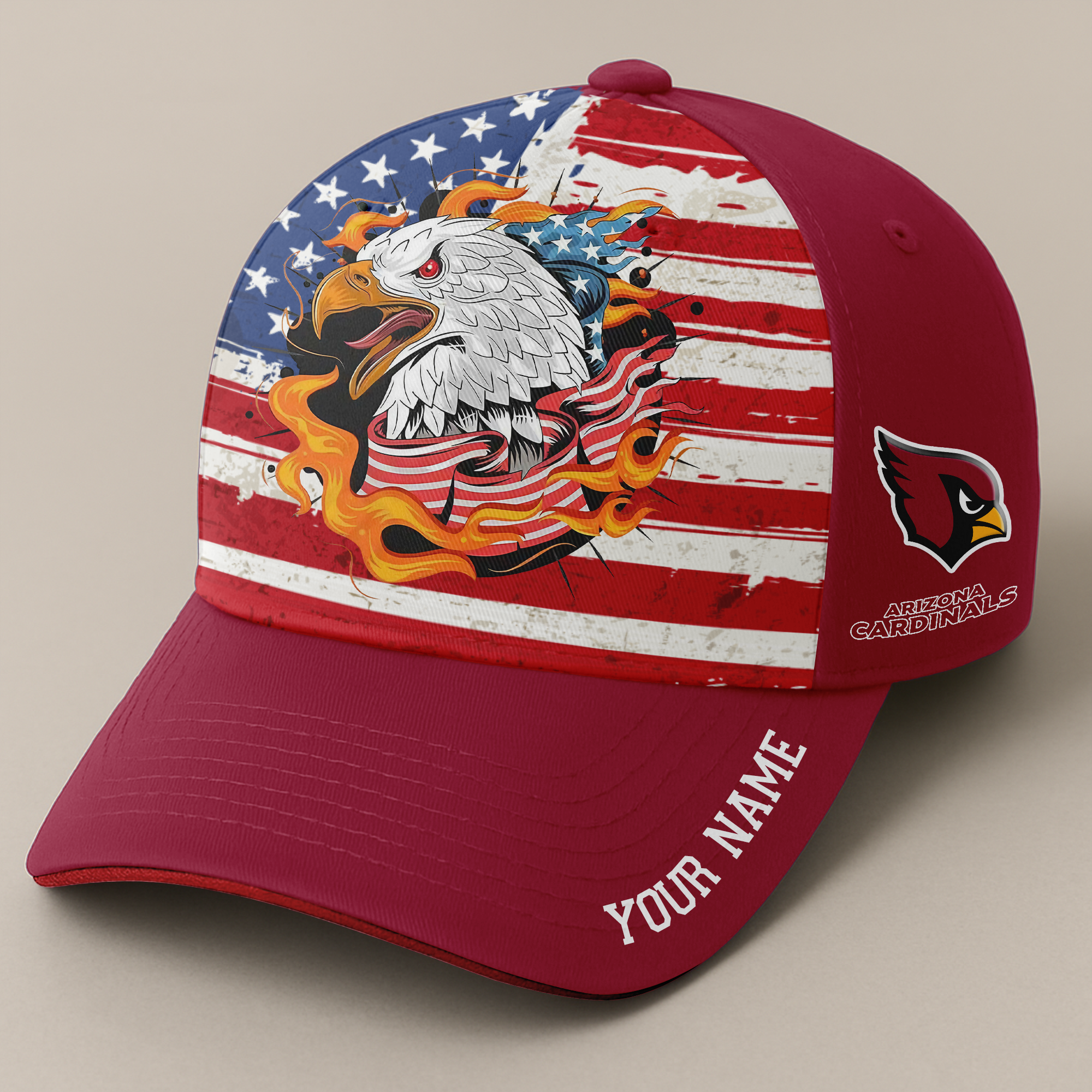 Arizona Cardinals Independence Day Cap PT68721