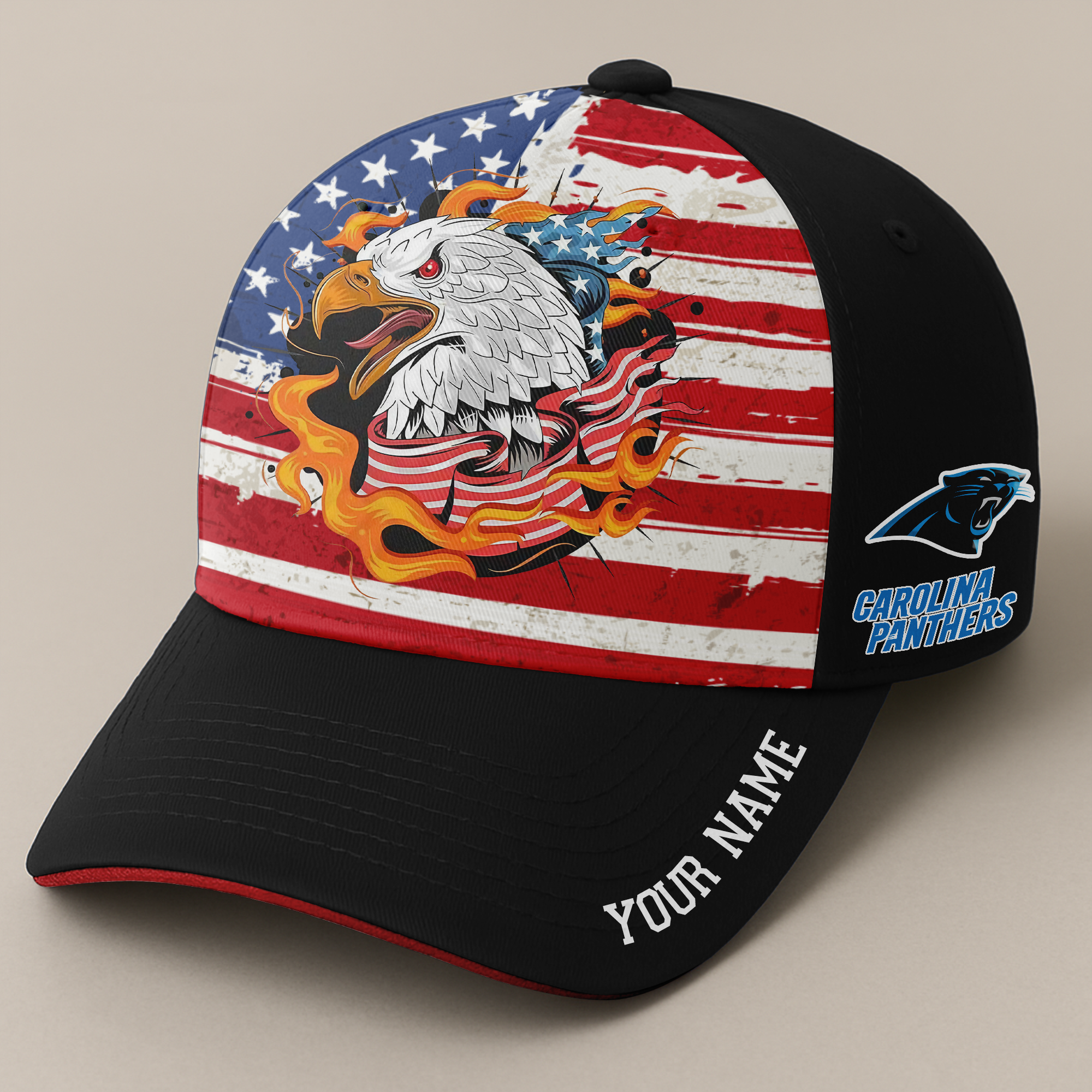 Carolina Panthers Independence Day Cap PT68727