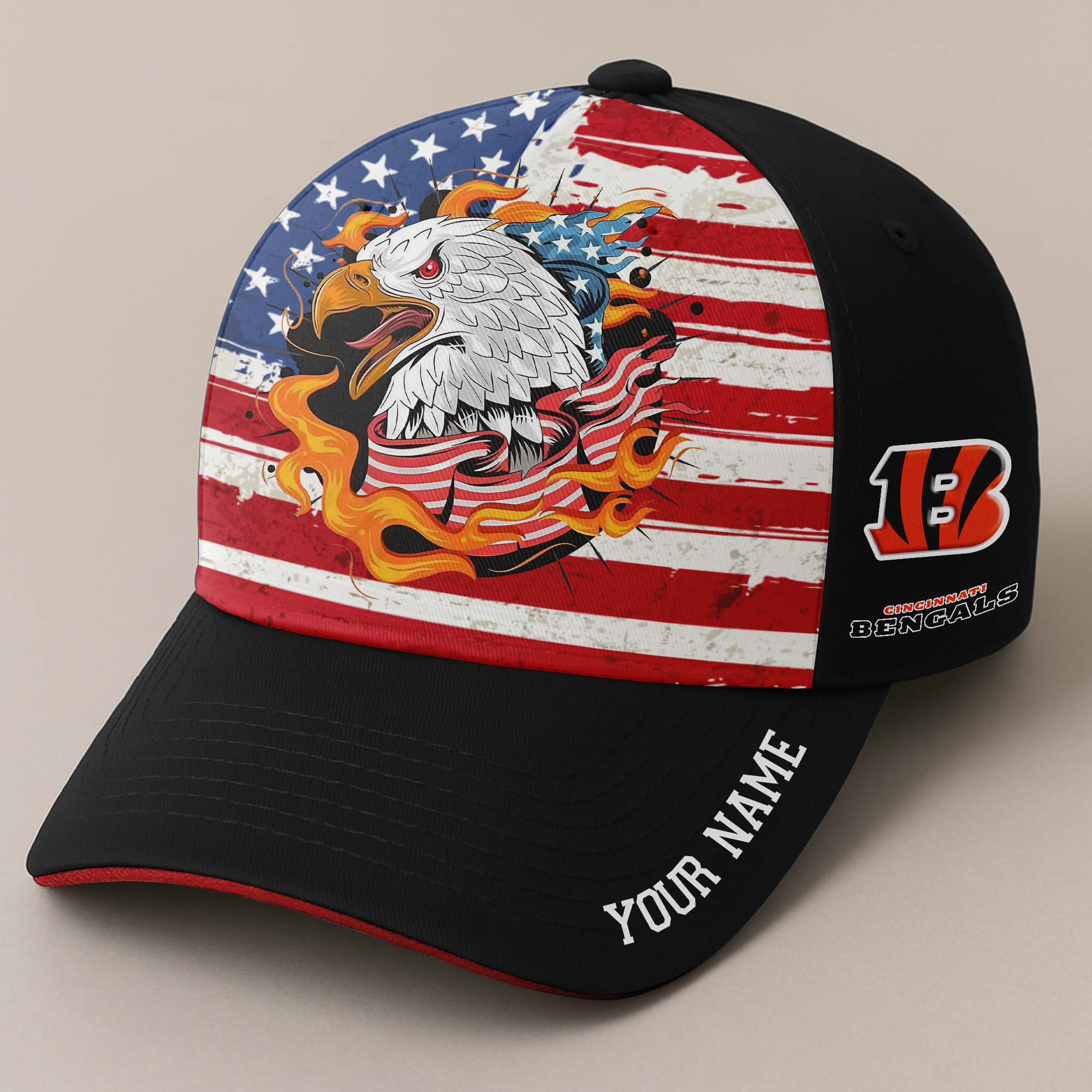 Cincinnati Bengals Independence Day Cap PT68729