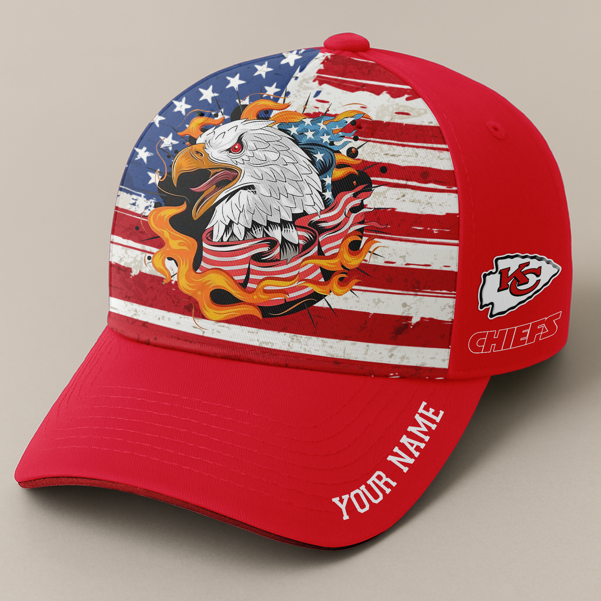 Kansas City Chiefs Independence Day Cap PT68741