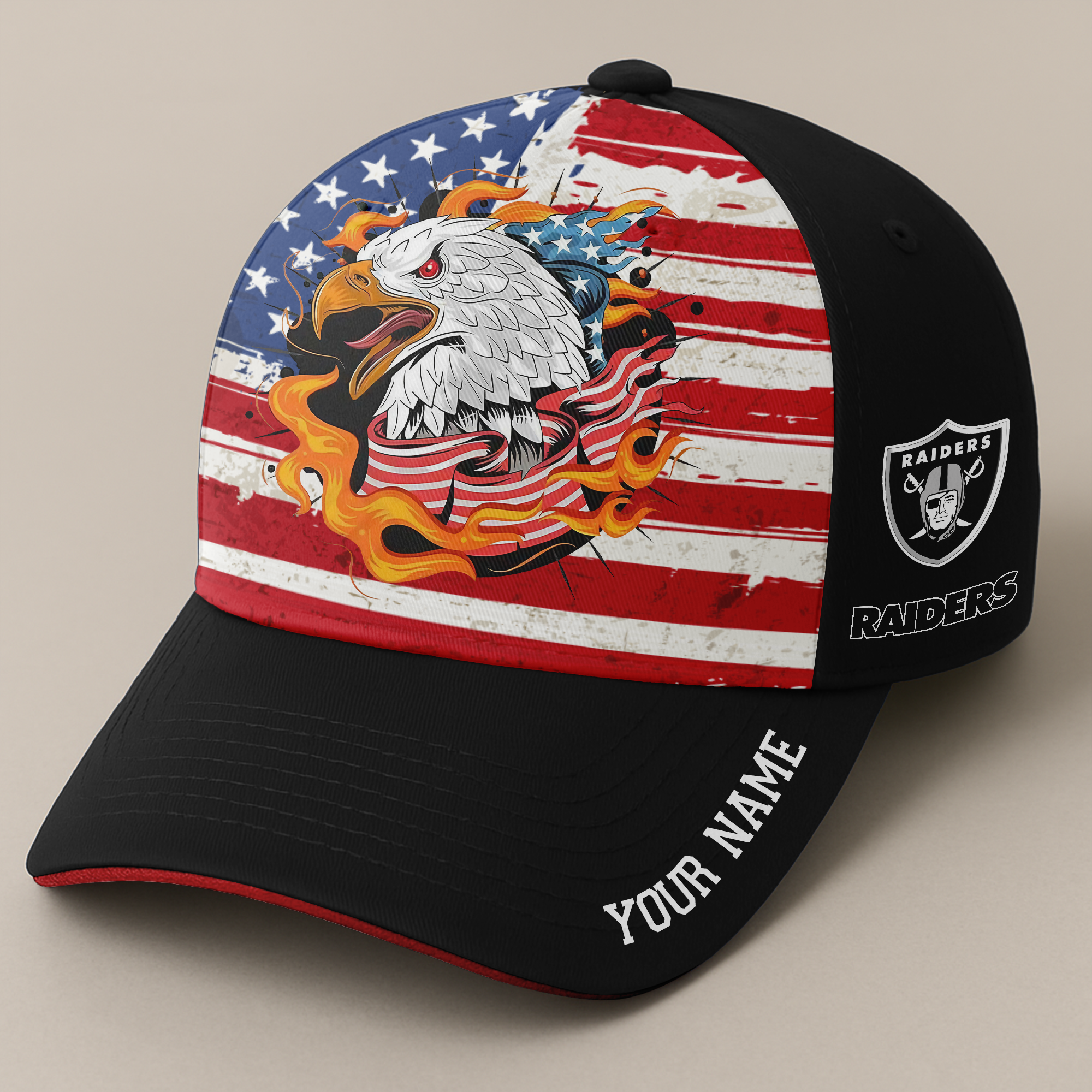 Las Vegas Raiders Independence Day Cap PT68742