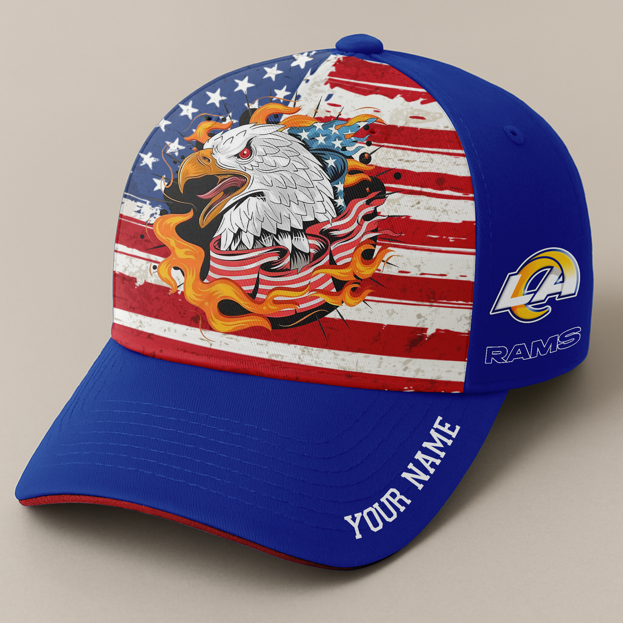 Los Angeles Rams Independence Day Cap PT68744