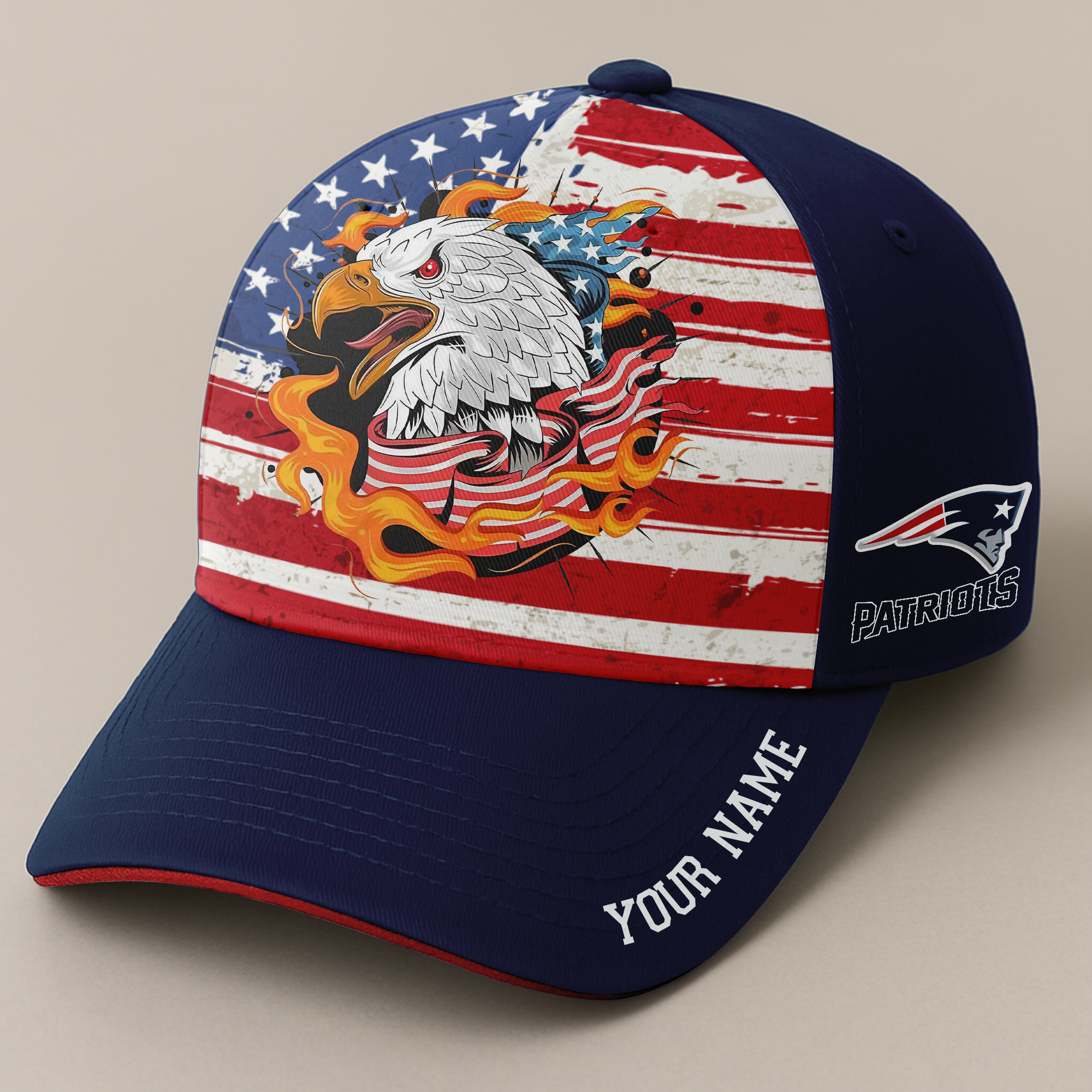 New England Patriots Independence Day Cap PT68749