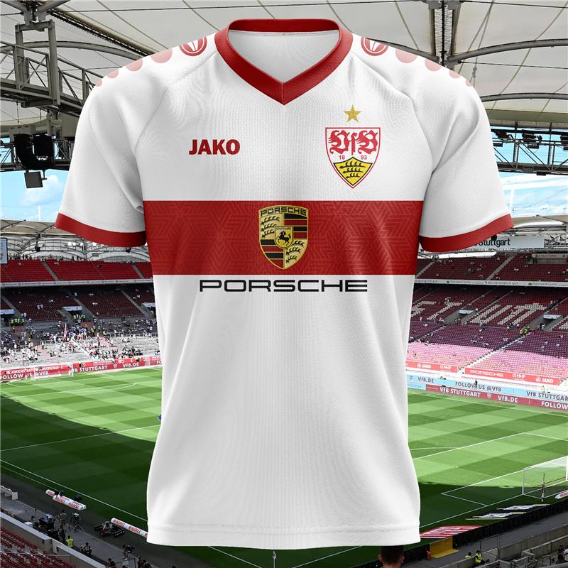 VfB Stuttgart X Porsche Home Concept Kit Retro Shirt PT68802